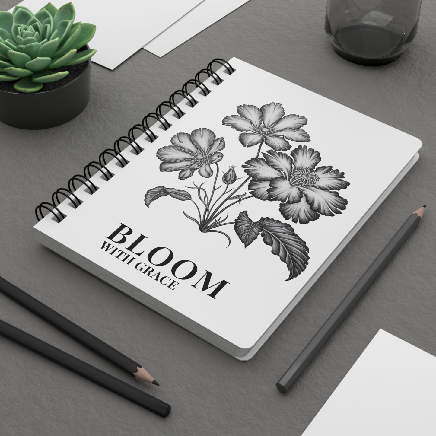 Bloom with Grace Floral Journal