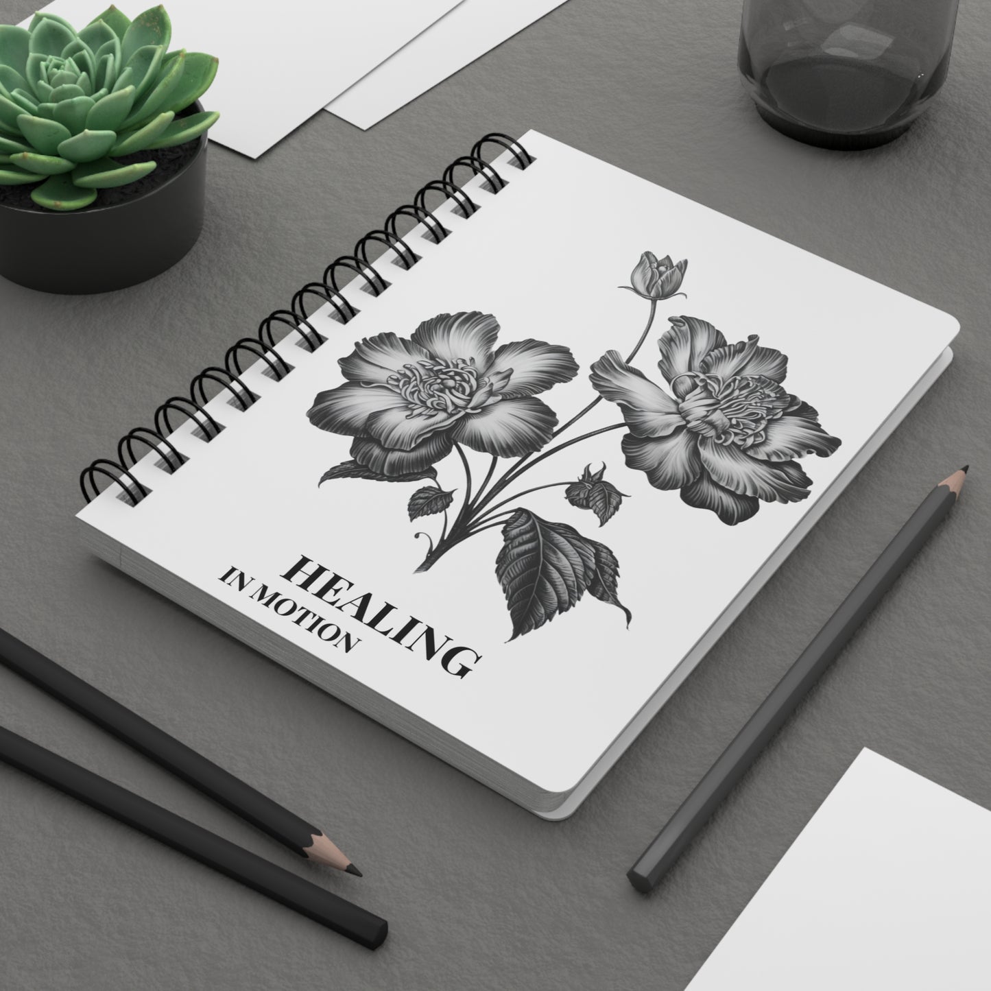 Healing in Motion, Emotional Renewal Blank Journal