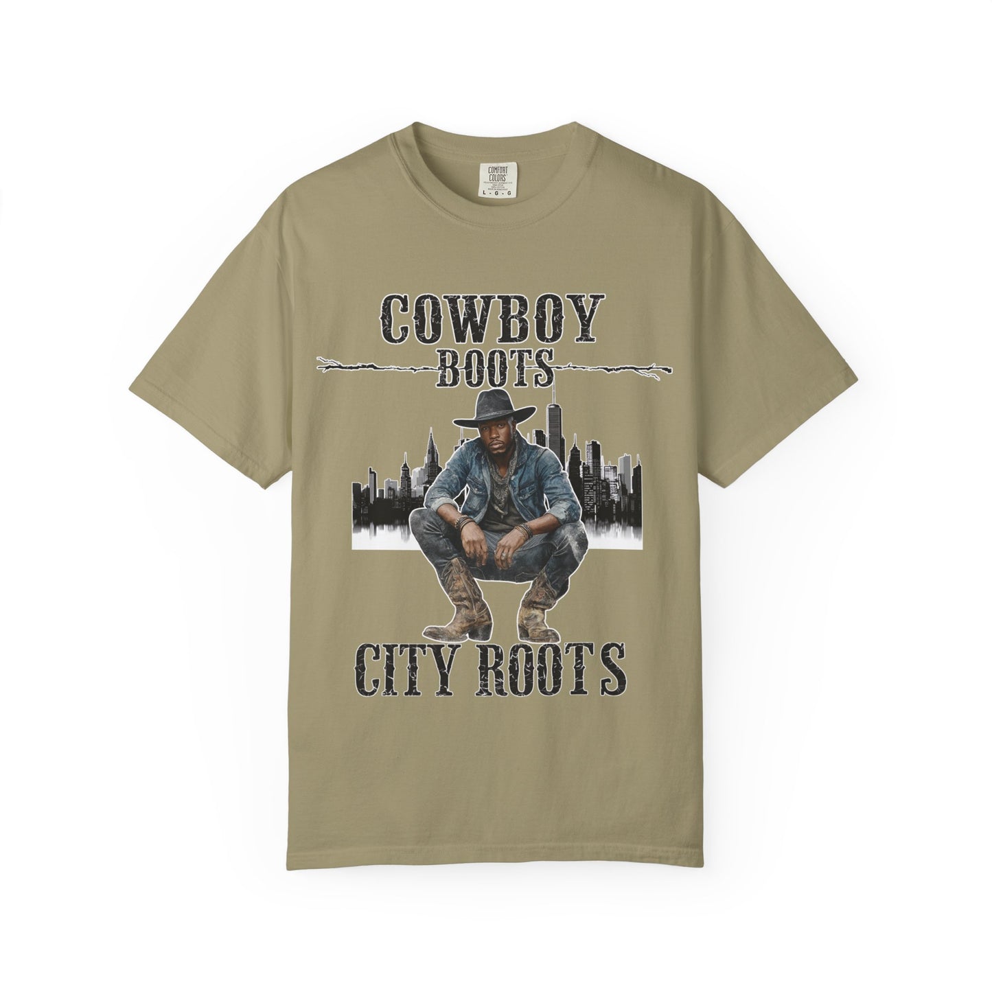 Cowboy Roots T-Shirt | Unisex Garment-Dyed Tee for Western Enthusiasts | Cool Casual Wear, Gift for Him/Her, Country Music Tee