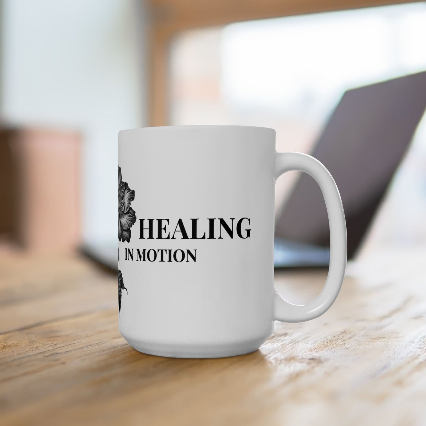Healing in Motion Mug – Emotional Growth & Healing Journey Cup- Here In Memory' Memorial Coffee Cup