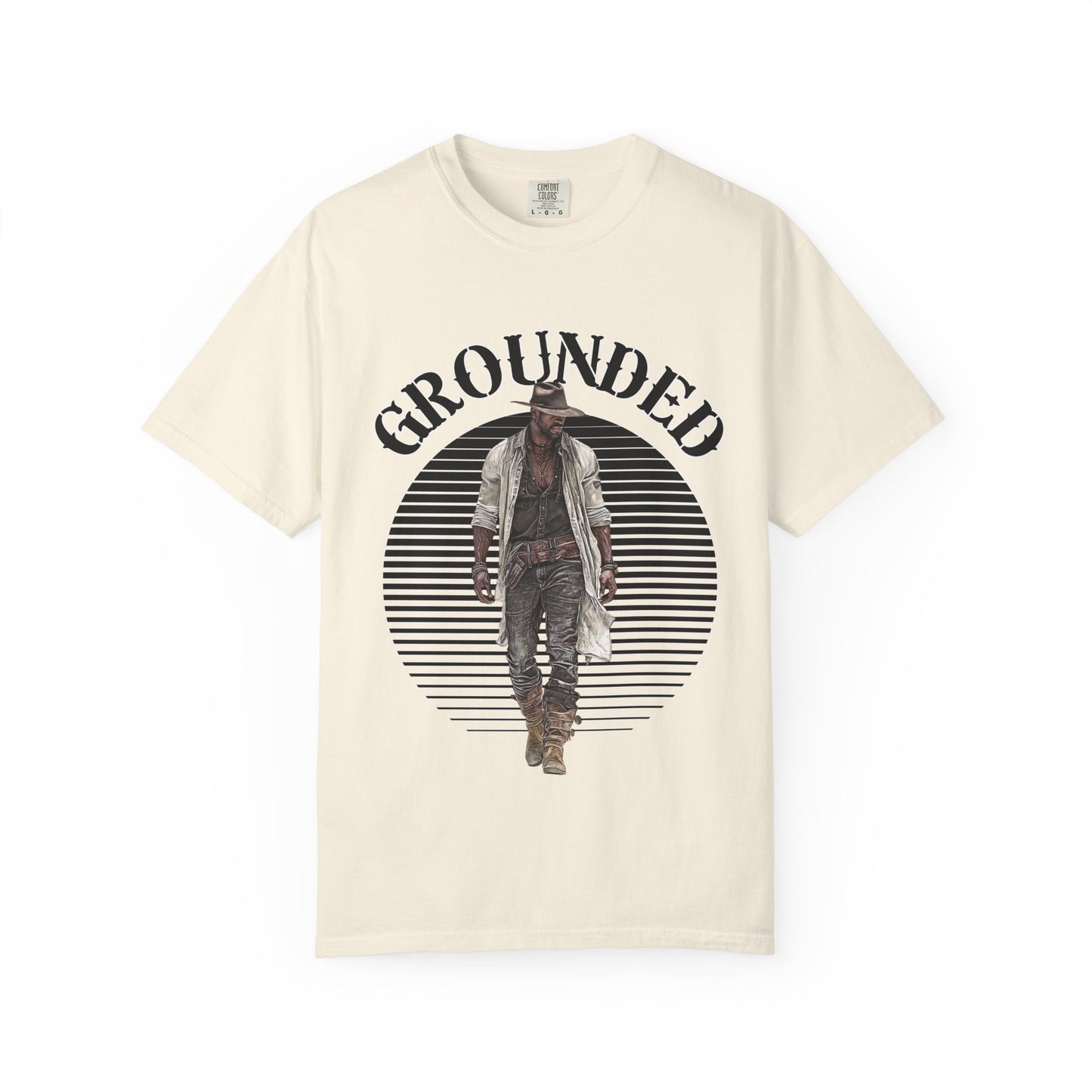 Western Cowboy Unisex T-shirt - GROUNDED - Rodeo Lover Gift