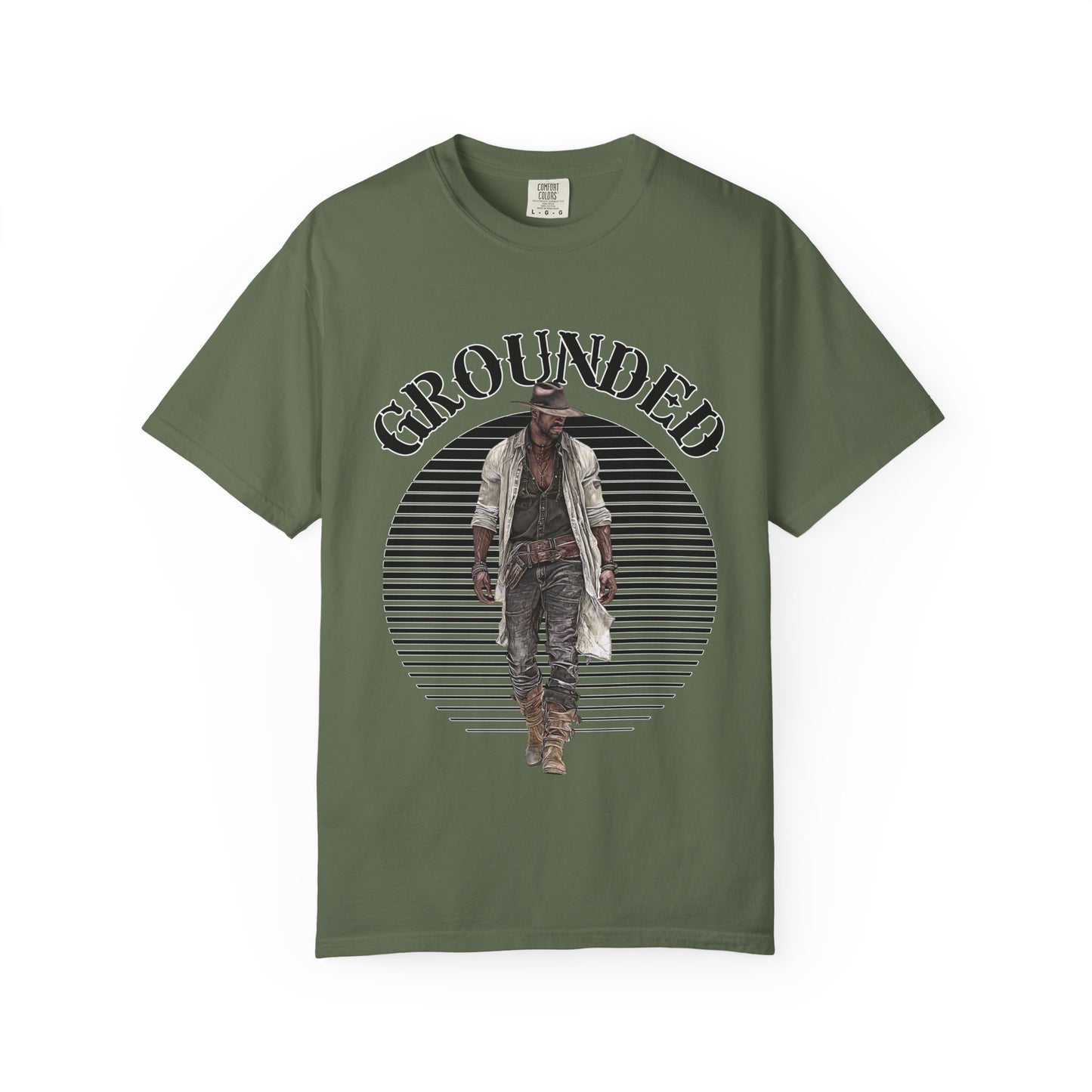 Western Cowboy Unisex T-shirt - GROUNDED - Rodeo Lover Gift