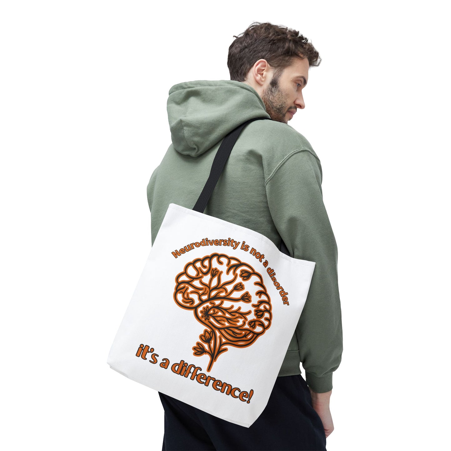 Creative Mind Tote Bag - It's a Difference! | Eco-Friendly, Gift for Mental Health Awareness, Reusable Shopping, Inspirational Bag, [...]