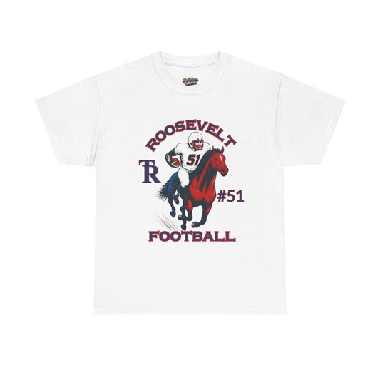 Customizable Football Tee, Unisex Cotton Tee, Sports Apparel, Vintage Football Shirt, Team Spirit Wear