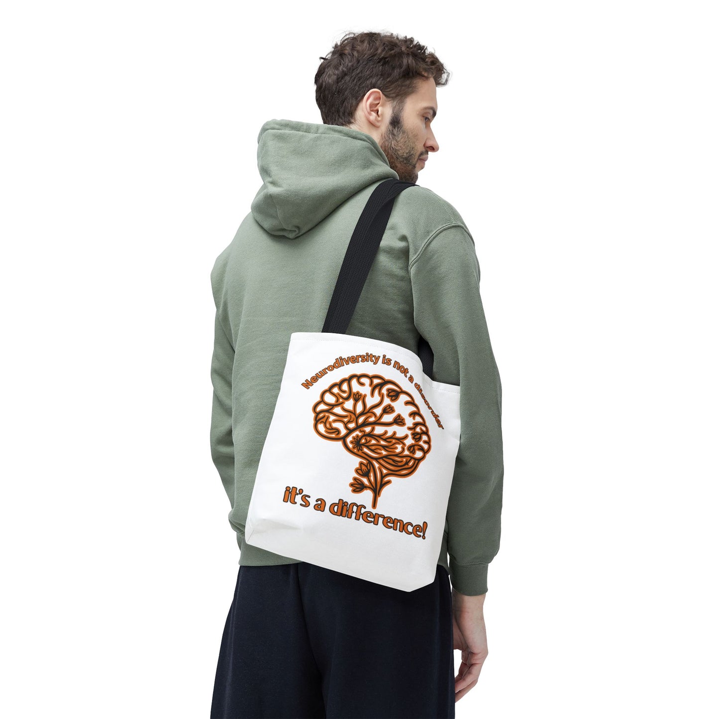Creative Mind Tote Bag - It's a Difference! | Eco-Friendly, Gift for Mental Health Awareness, Reusable Shopping, Inspirational Bag, [...]