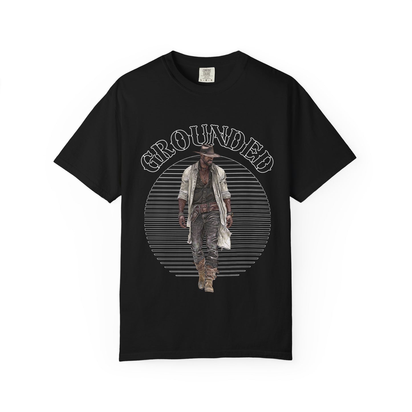 Western Cowboy Unisex T-shirt - GROUNDED - Rodeo Lover Gift