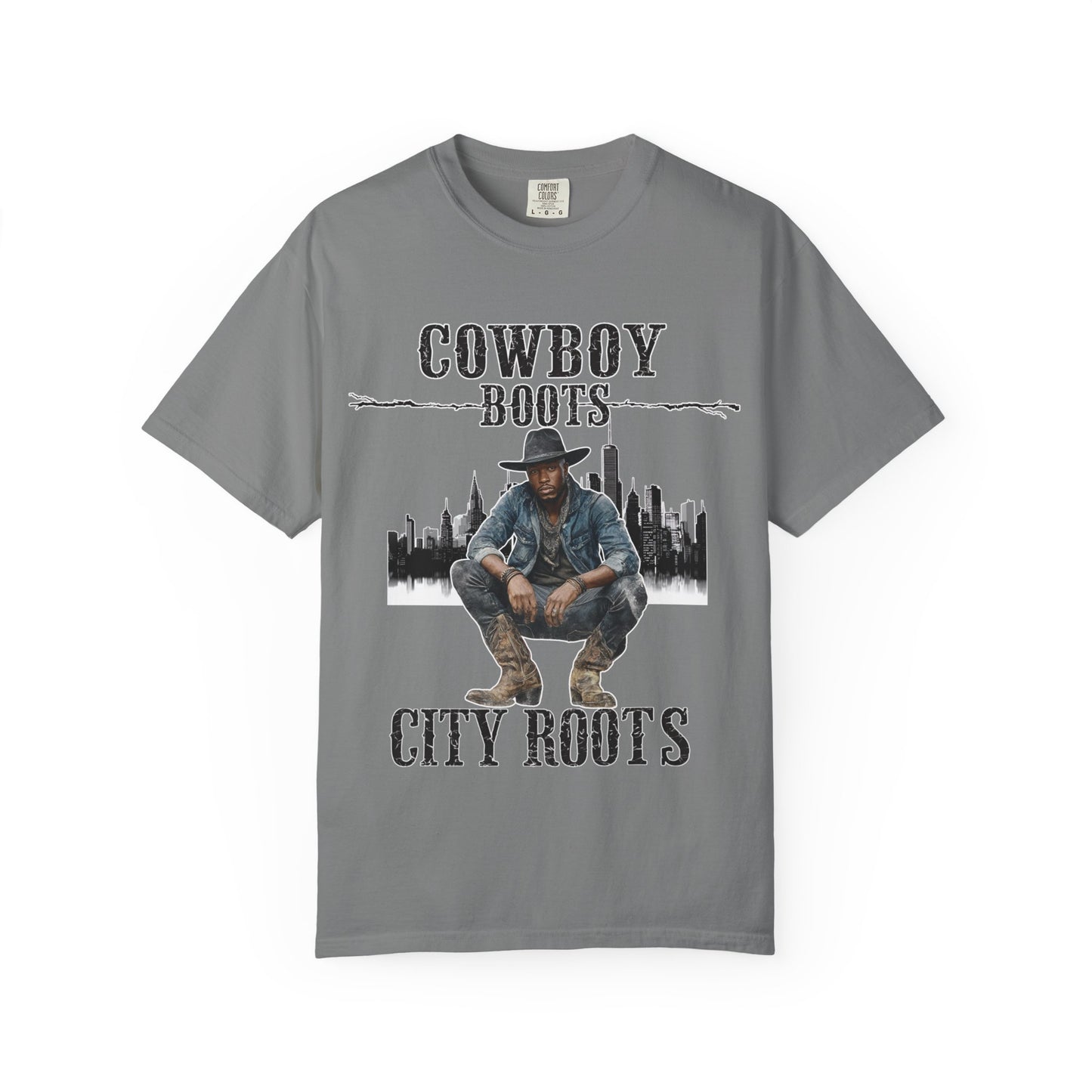 Cowboy Roots T-Shirt | Unisex Garment-Dyed Tee for Western Enthusiasts | Cool Casual Wear, Gift for Him/Her, Country Music Tee