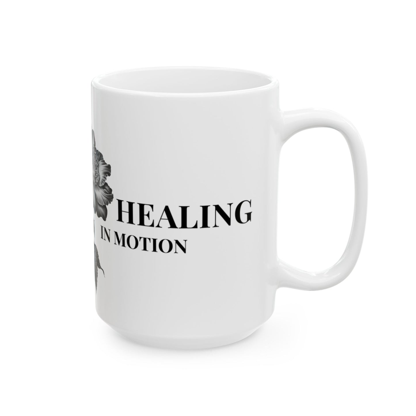 Healing in Motion Mug – Emotional Growth & Healing Journey Cup- Here In Memory' Memorial Coffee Cup