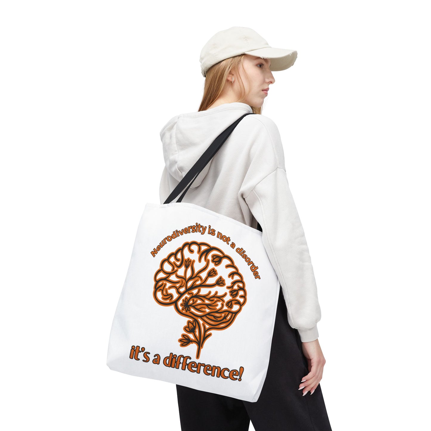 Creative Mind Tote Bag - It's a Difference! | Eco-Friendly, Gift for Mental Health Awareness, Reusable Shopping, Inspirational Bag, [...]