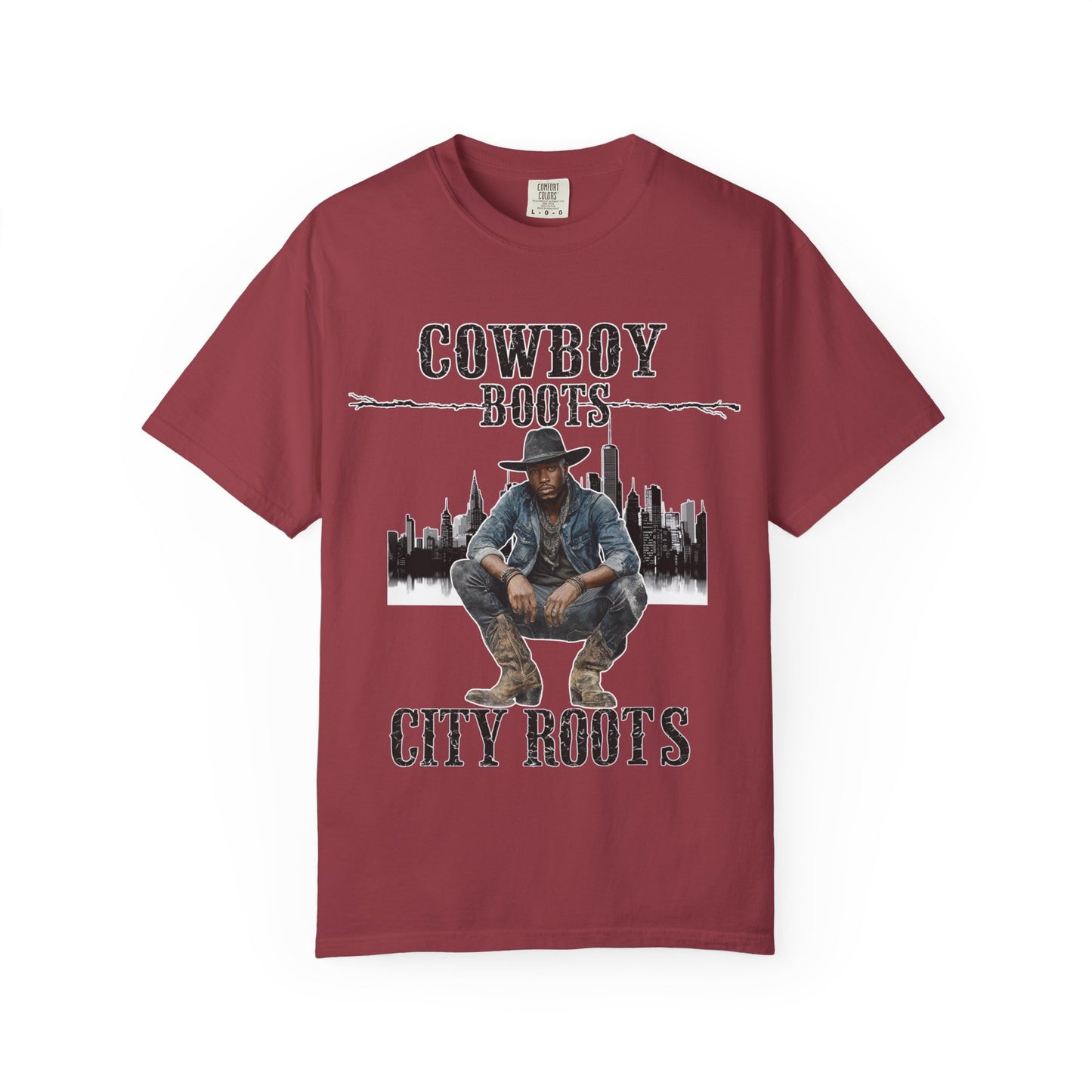 Cowboy Roots T-Shirt | Unisex Garment-Dyed Tee for Western Enthusiasts | Cool Casual Wear, Gift for Him/Her, Country Music Tee