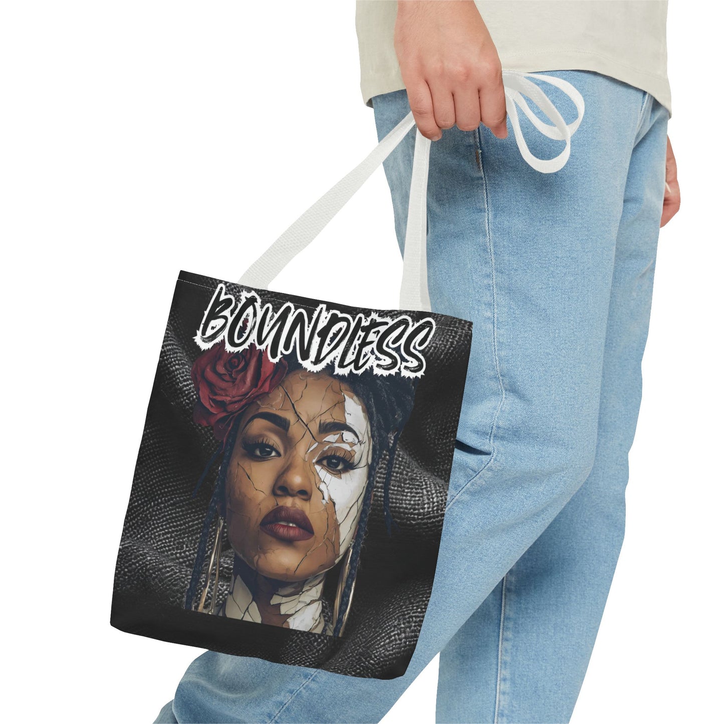 Boundless Tote Bag, Empowering Shoulder Bag for Everyday, Perfect Gift for Artists, Students, and Trendsetters, Fashionable Carry-All