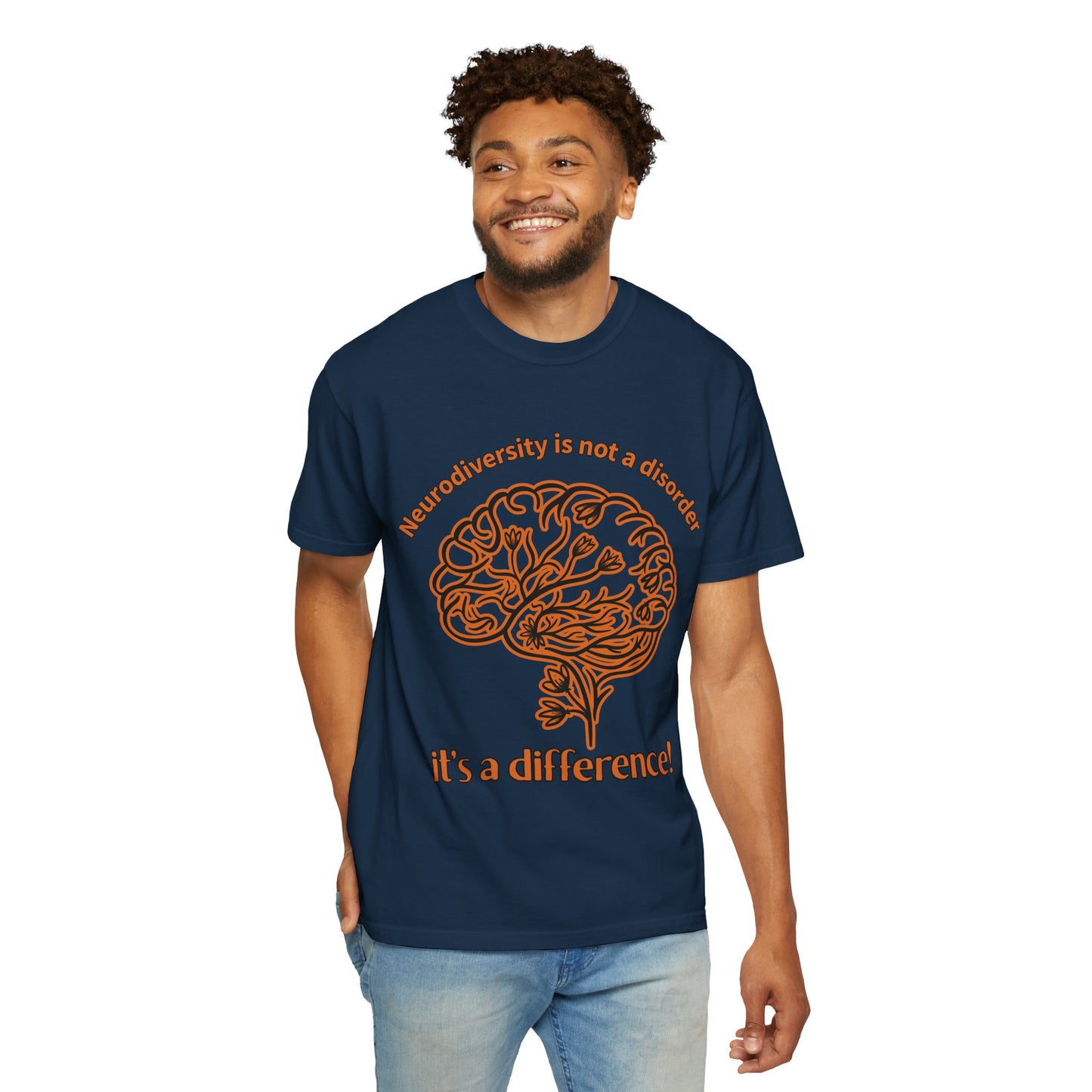 Neurodiversity Awareness Shirt | Comfort Colors 1717 | “Not a Disorder, It’s a Difference” Mental Health Tee | Autism ADHD Acceptance Gift