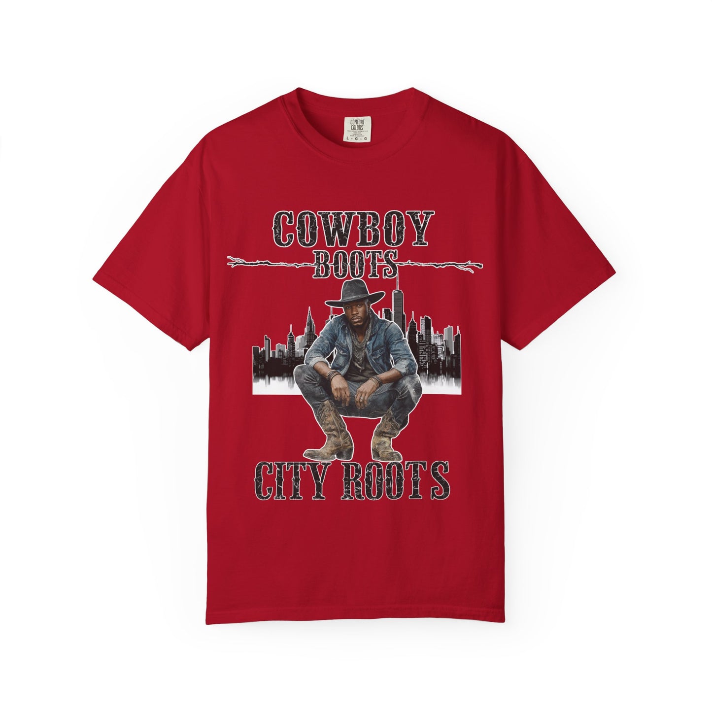Cowboy Roots T-Shirt | Unisex Garment-Dyed Tee for Western Enthusiasts | Cool Casual Wear, Gift for Him/Her, Country Music Tee