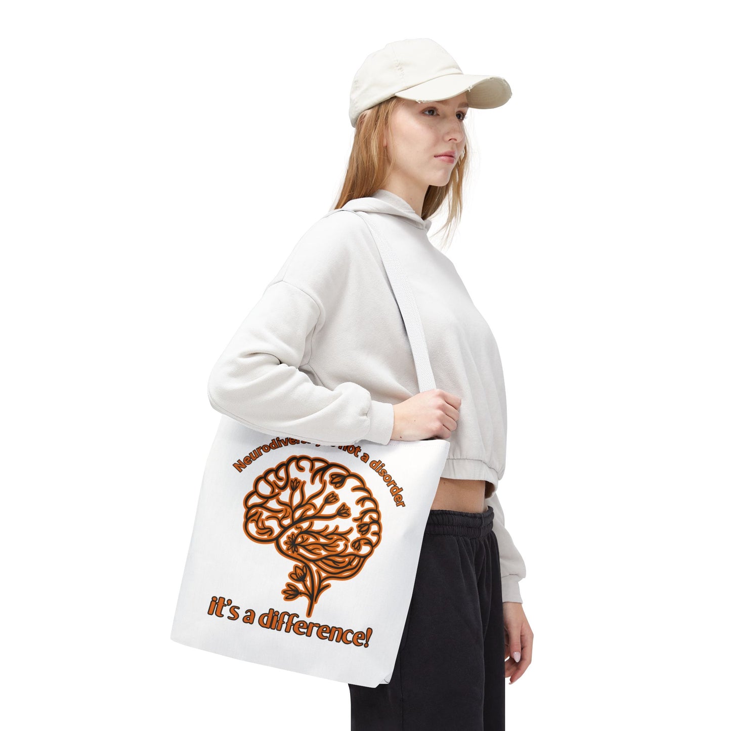 Creative Mind Tote Bag - It's a Difference! | Eco-Friendly, Gift for Mental Health Awareness, Reusable Shopping, Inspirational Bag, [...]