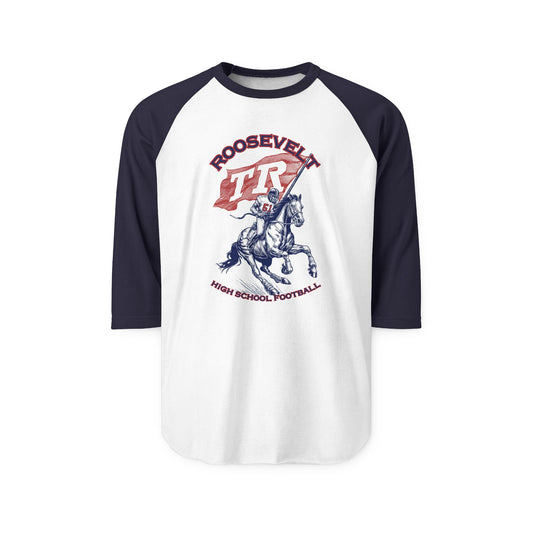 Customizable Vintage High School Football Raglan Shirt, Retro Sports Tee, Unisex Casual Wear, Game Day Apparel, Team Spirit Shirt