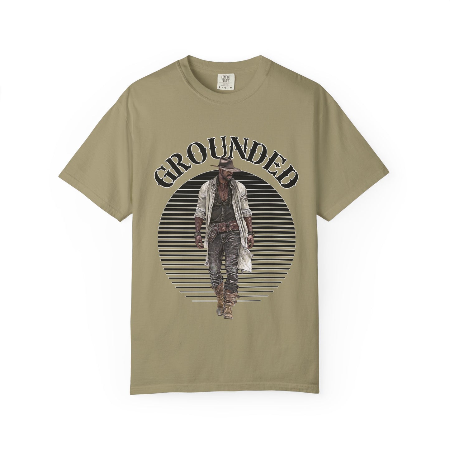 Western Cowboy Unisex T-shirt - GROUNDED - Rodeo Lover Gift