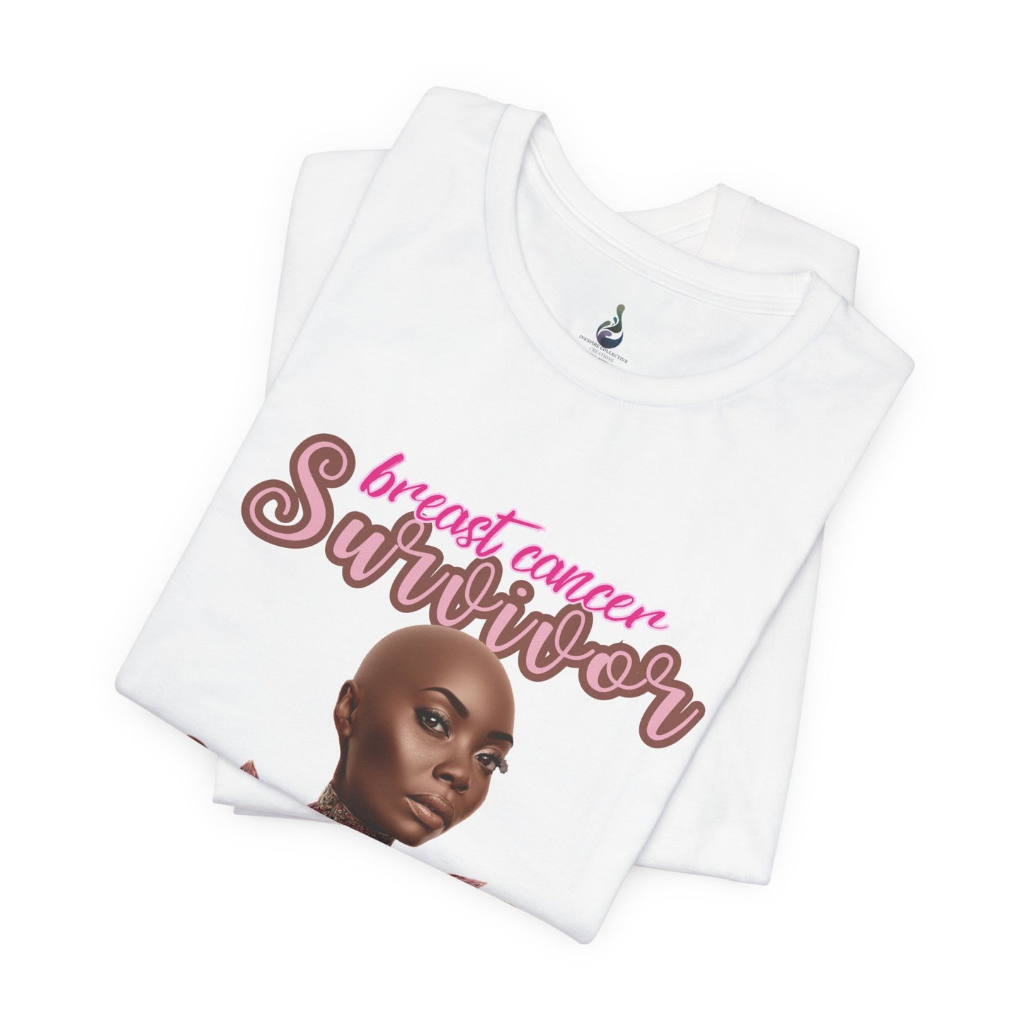 Breast Cancer Survivor Fancy Shirt | Elegant Pink Ribbon Tee | Survivor Empowerment Shirt | October Awareness Apparel for Women