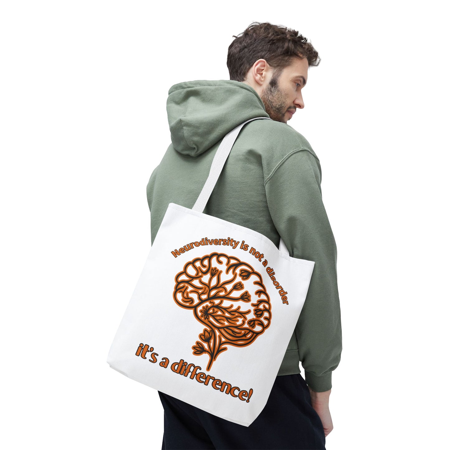Creative Mind Tote Bag - It's a Difference! | Eco-Friendly, Gift for Mental Health Awareness, Reusable Shopping, Inspirational Bag, [...]
