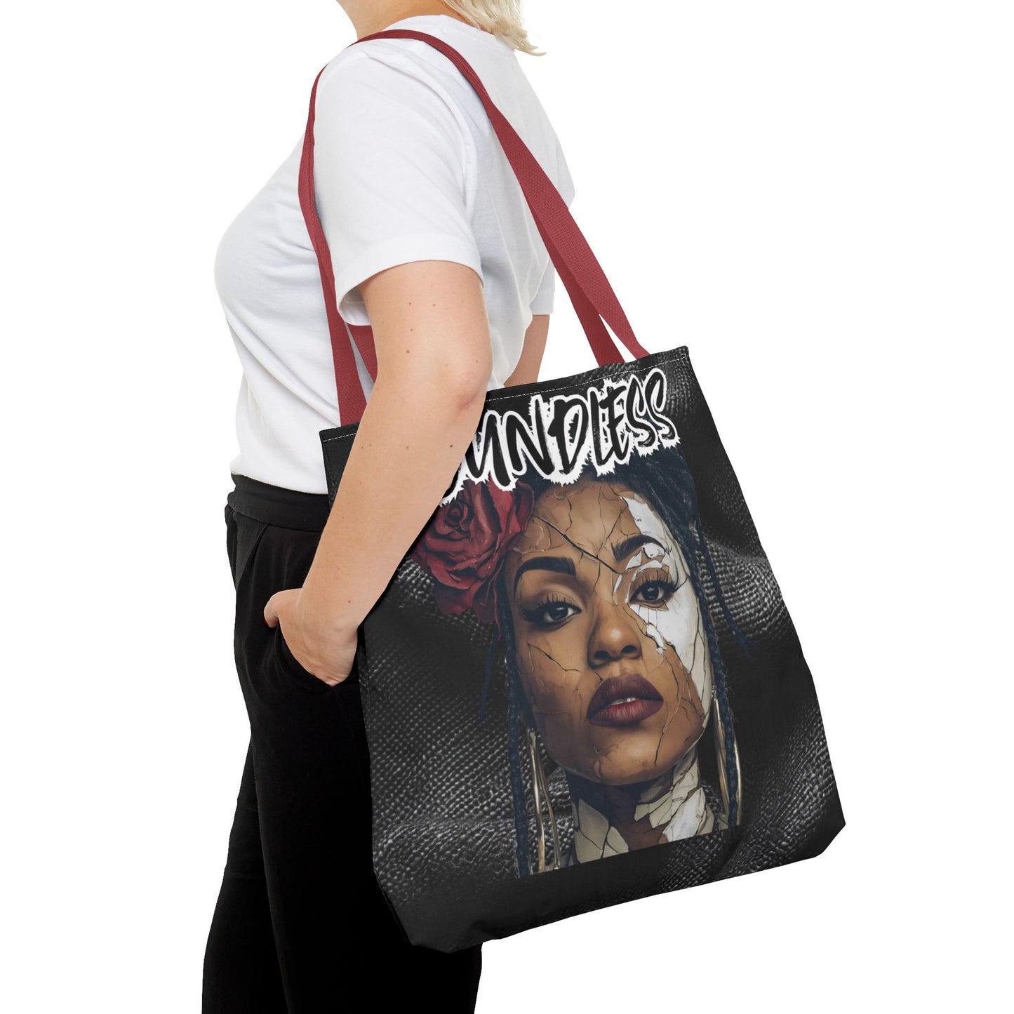 Boundless Tote Bag, Empowering Shoulder Bag for Everyday, Perfect Gift for Artists, Students, and Trendsetters, Fashionable Carry-All