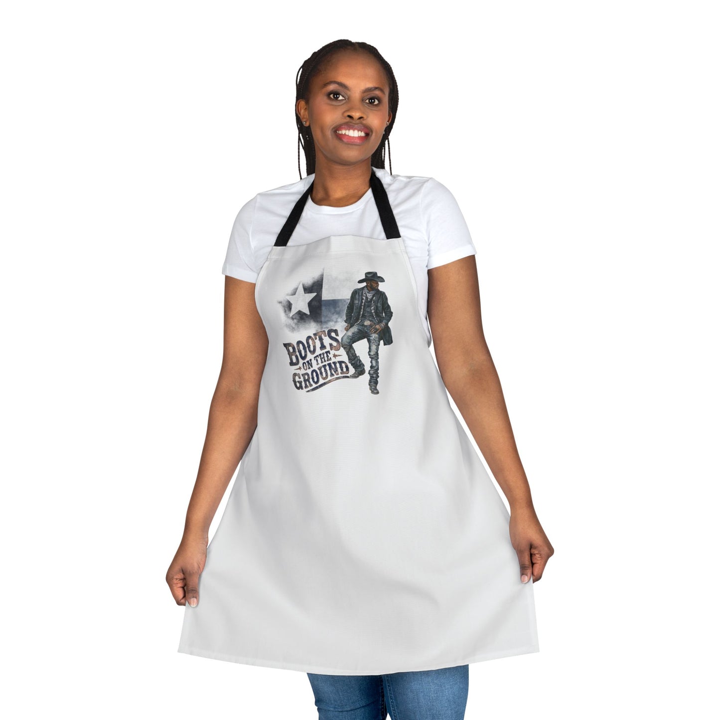 Western Style Apron with 5-Color Straps | Perfect for BBQs, Grilling, and Cowboy-Themed Events, Unique Gift for Outdoor Cooking