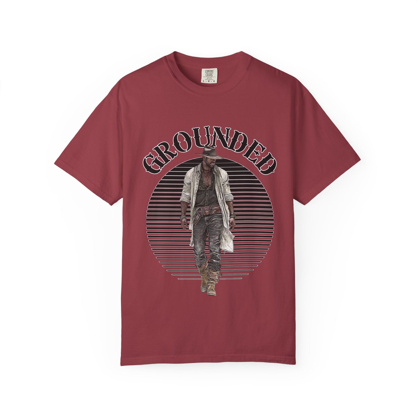 Western Cowboy Unisex T-shirt - GROUNDED - Rodeo Lover Gift