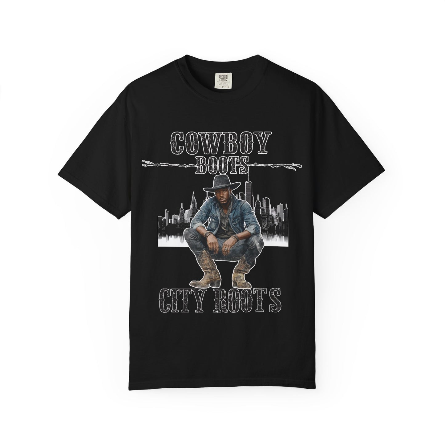 Cowboy Roots T-Shirt | Unisex Garment-Dyed Tee for Western Enthusiasts | Cool Casual Wear, Gift for Him/Her, Country Music Tee