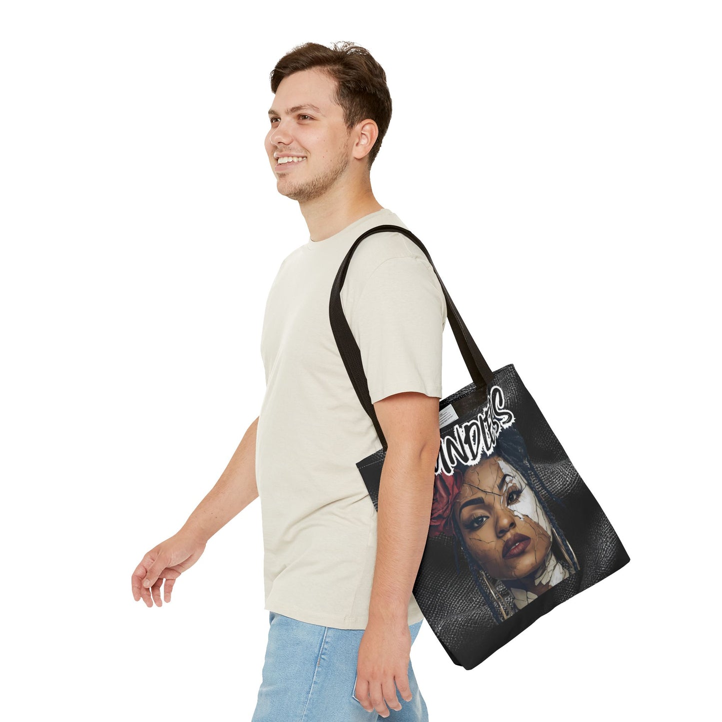 Boundless Tote Bag, Empowering Shoulder Bag for Everyday, Perfect Gift for Artists, Students, and Trendsetters, Fashionable Carry-All