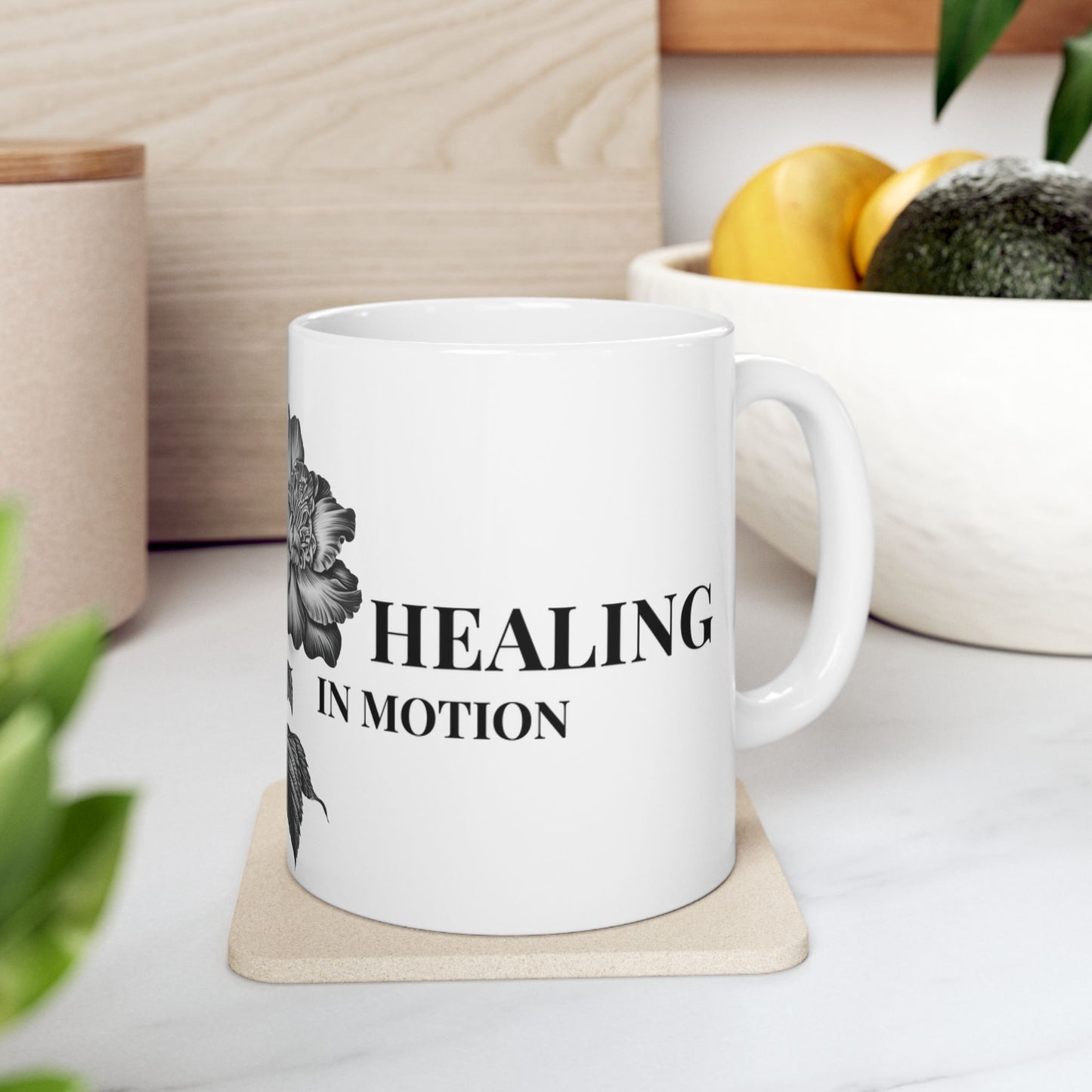 Healing in Motion Mug – Emotional Growth & Healing Journey Cup- Here In Memory' Memorial Coffee Cup