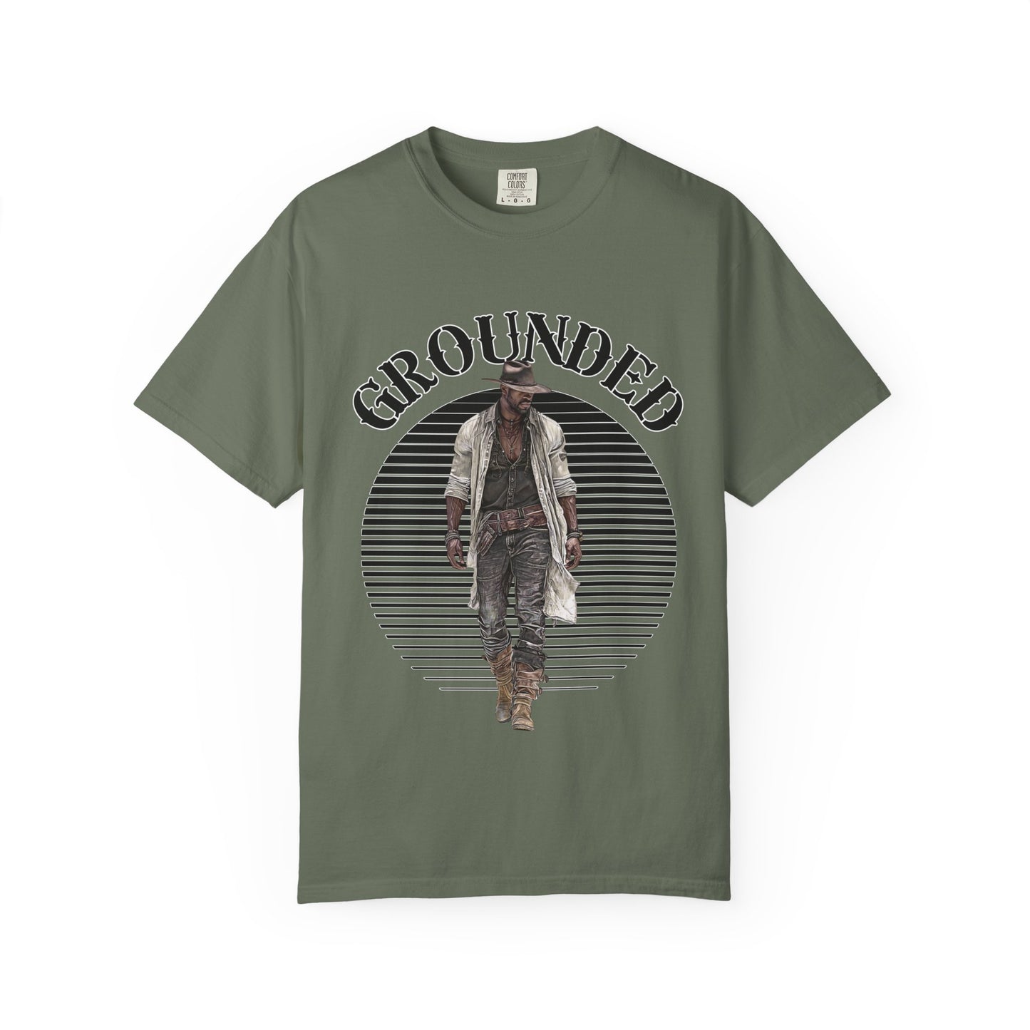 Western Cowboy Unisex T-shirt - GROUNDED - Rodeo Lover Gift
