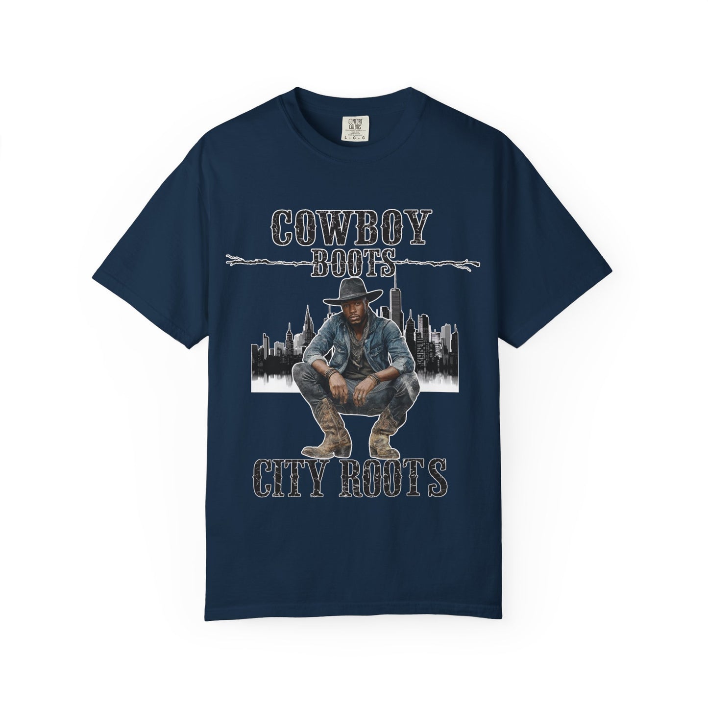 Cowboy Roots T-Shirt | Unisex Garment-Dyed Tee for Western Enthusiasts | Cool Casual Wear, Gift for Him/Her, Country Music Tee