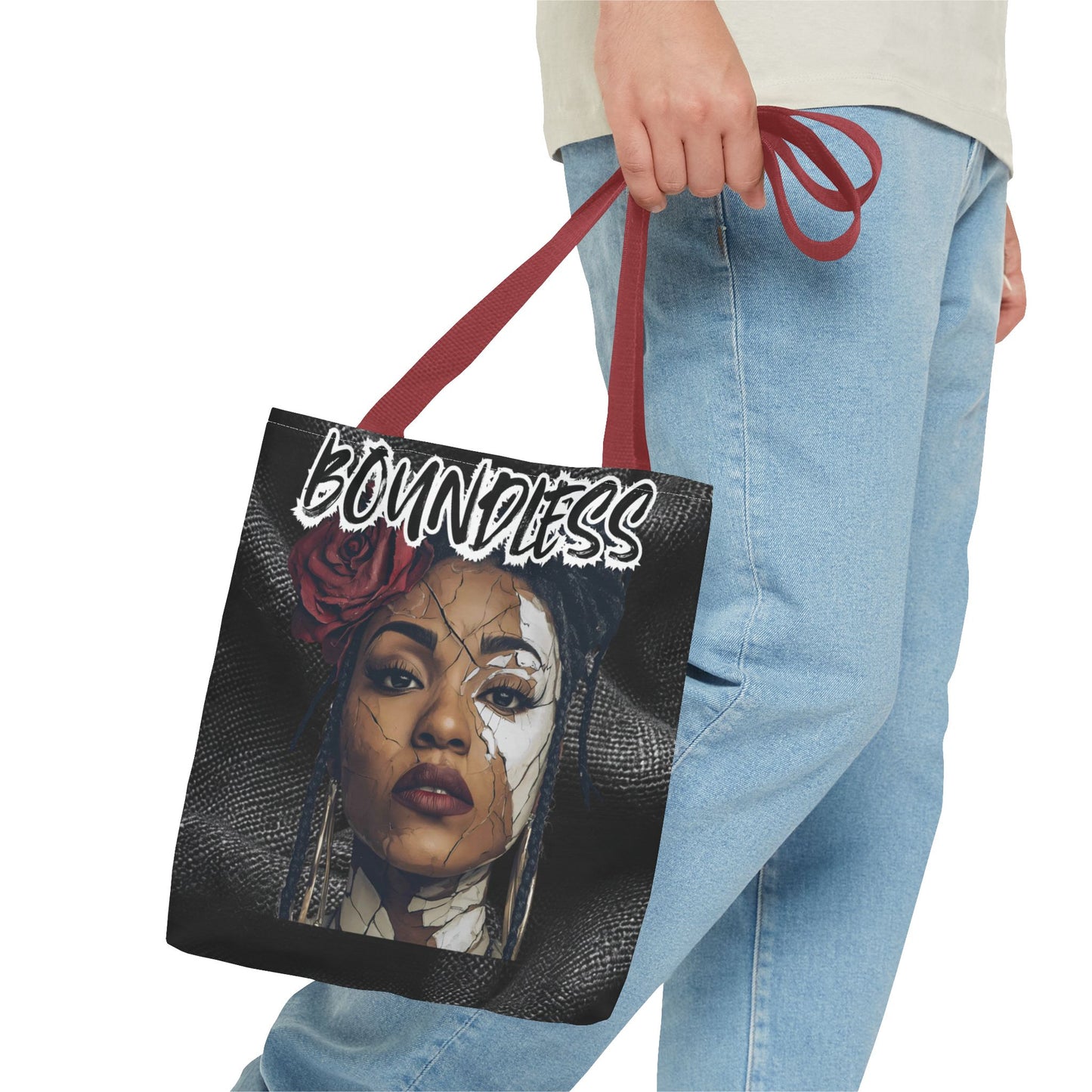 Boundless Tote Bag, Empowering Shoulder Bag for Everyday, Perfect Gift for Artists, Students, and Trendsetters, Fashionable Carry-All