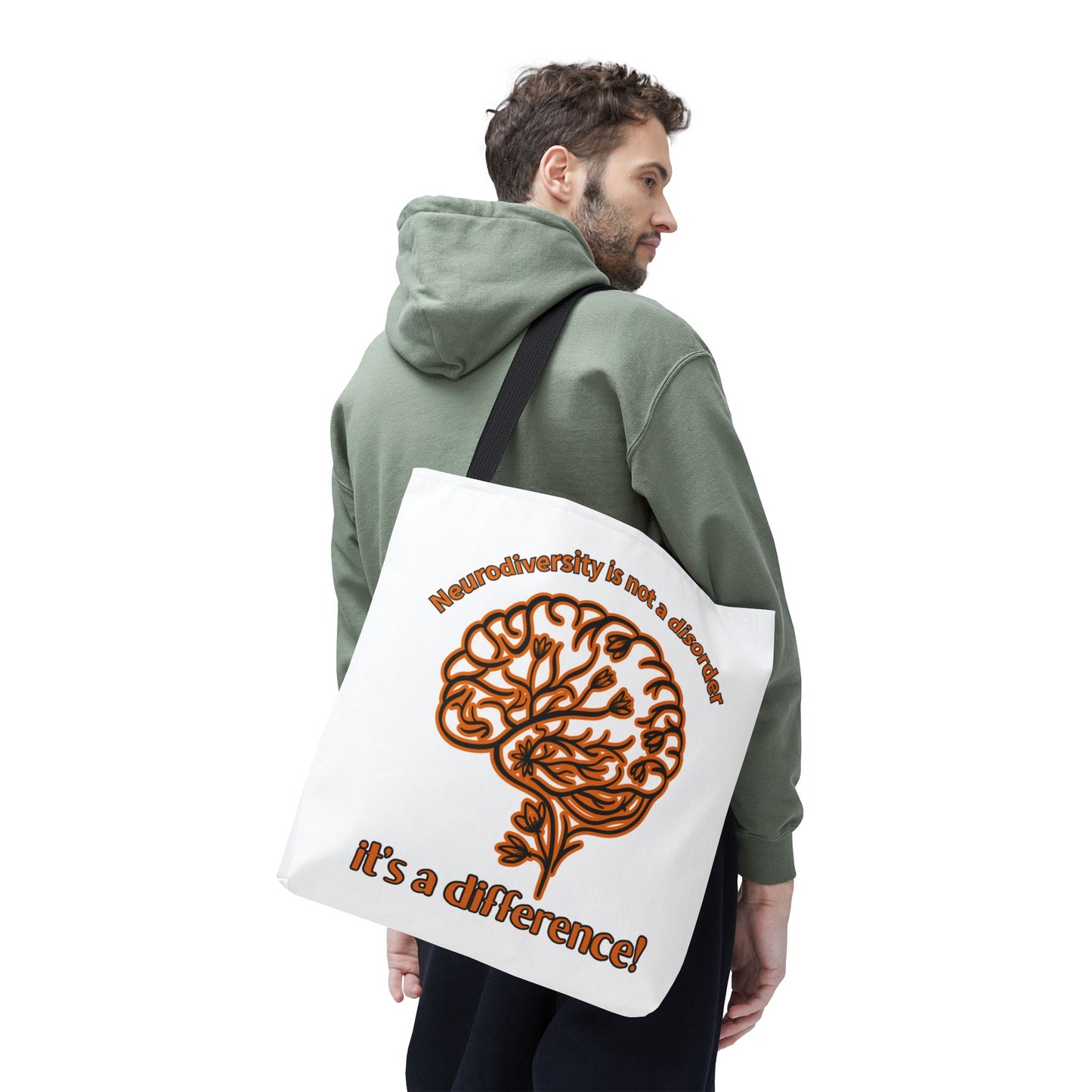 Creative Mind Tote Bag - It's a Difference! | Eco-Friendly, Gift for Mental Health Awareness, Reusable Shopping, Inspirational Bag, [...]