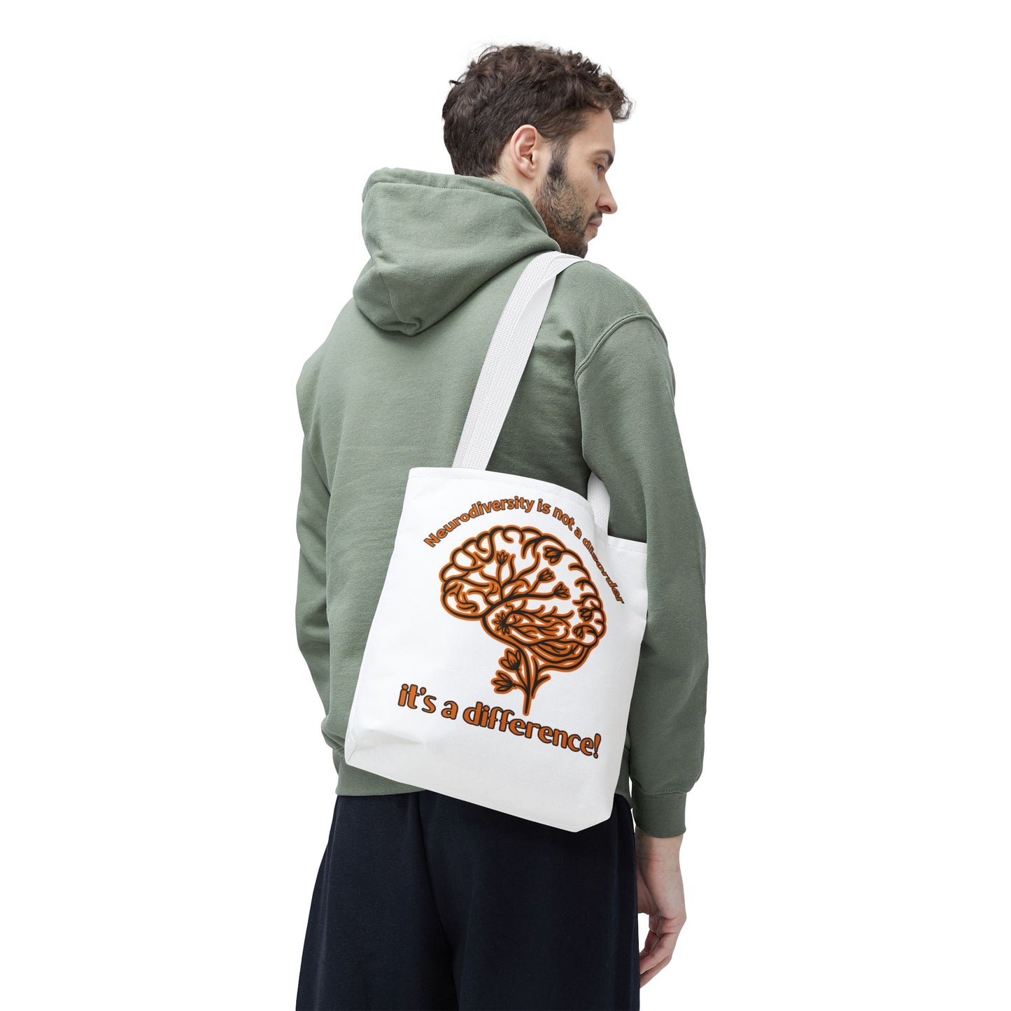 Creative Mind Tote Bag - It's a Difference! | Eco-Friendly, Gift for Mental Health Awareness, Reusable Shopping, Inspirational Bag, [...]
