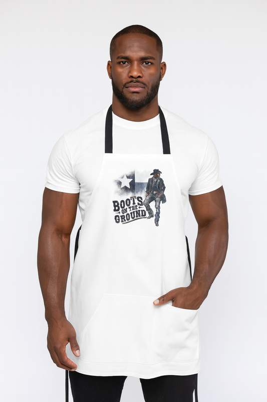 Western Style Apron with 5-Color Straps | Perfect for BBQs, Grilling, and Cowboy-Themed Events, Unique Gift for Outdoor Cooking