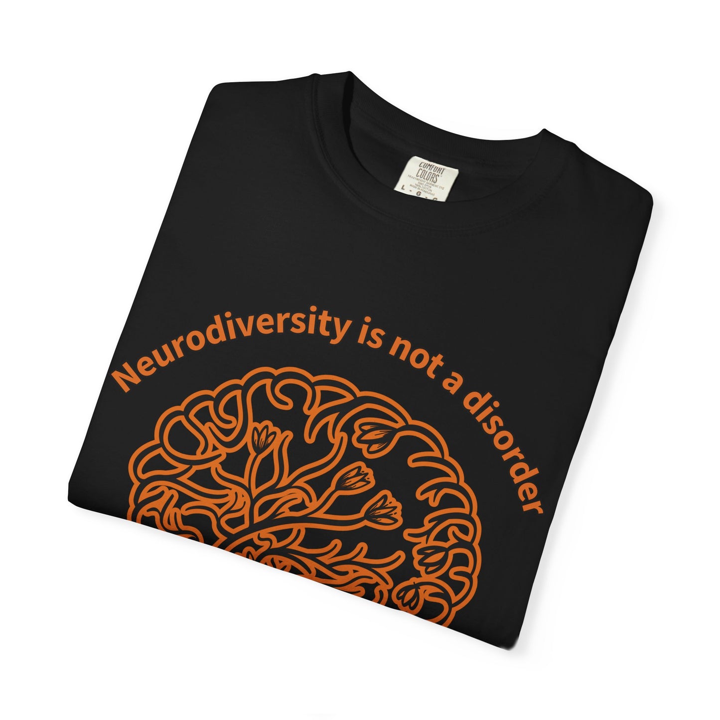 Neurodiversity Awareness Shirt | Comfort Colors 1717 | “Not a Disorder, It’s a Difference” Mental Health Tee | Autism ADHD Acceptance Gift