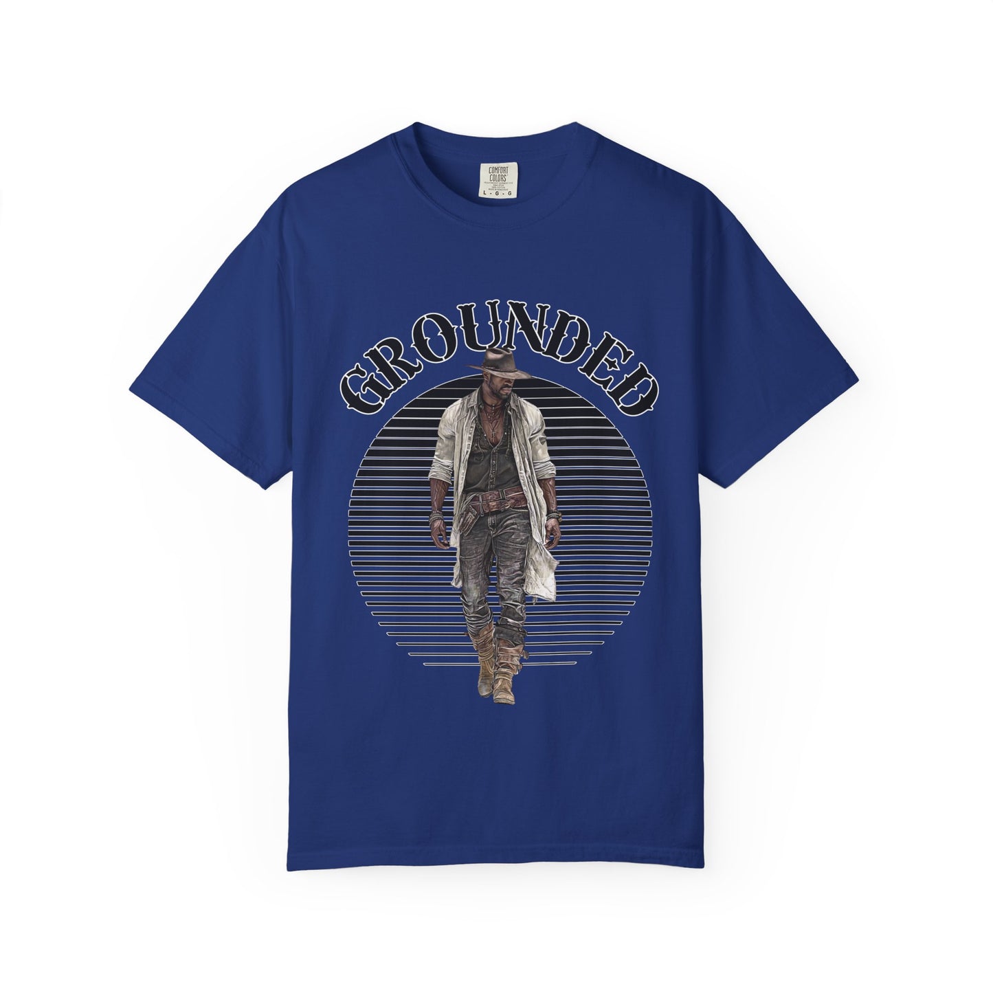 Western Cowboy Unisex T-shirt - GROUNDED - Rodeo Lover Gift