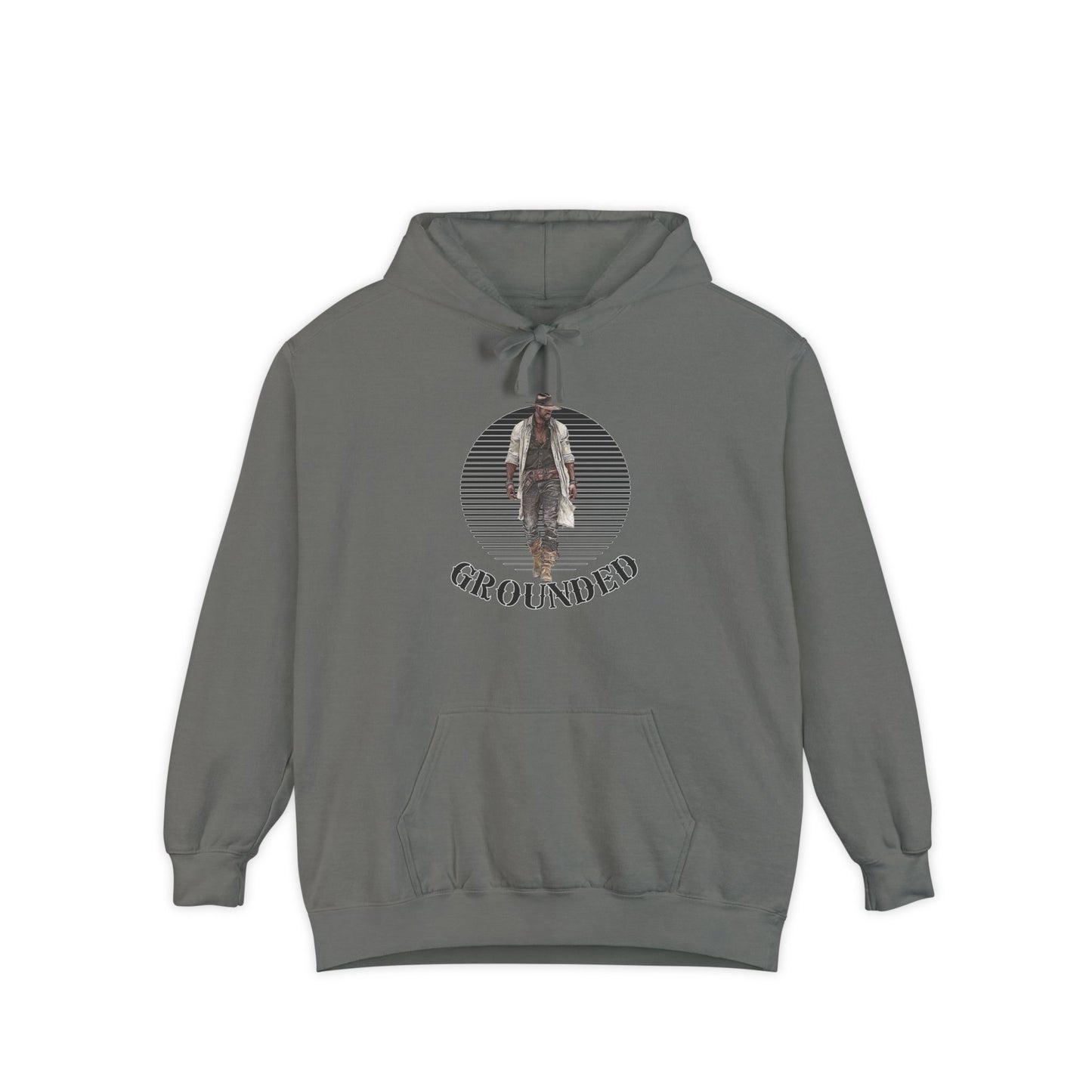 Cowboy Hoodie -( in black)  Grounded Western Design for Rodeo Fans and Country Music Lovers