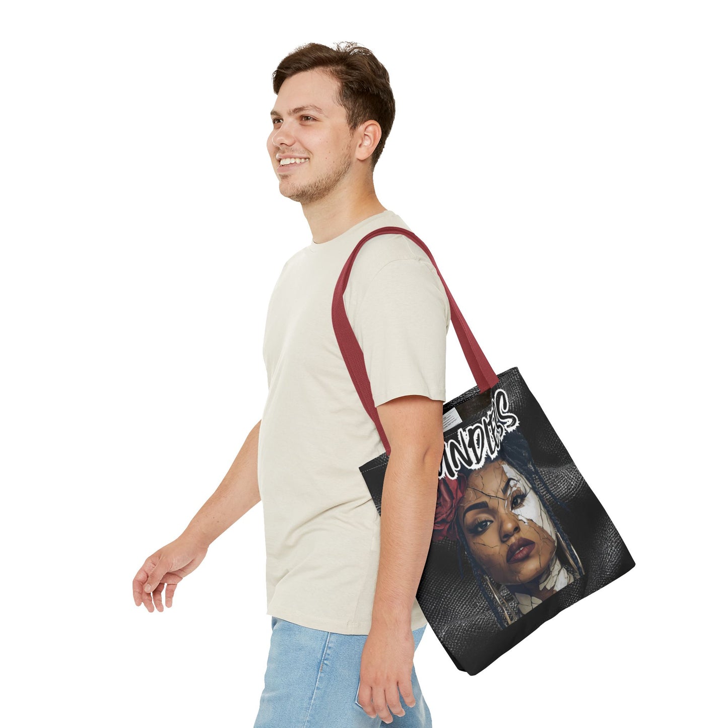 Boundless Tote Bag, Empowering Shoulder Bag for Everyday, Perfect Gift for Artists, Students, and Trendsetters, Fashionable Carry-All