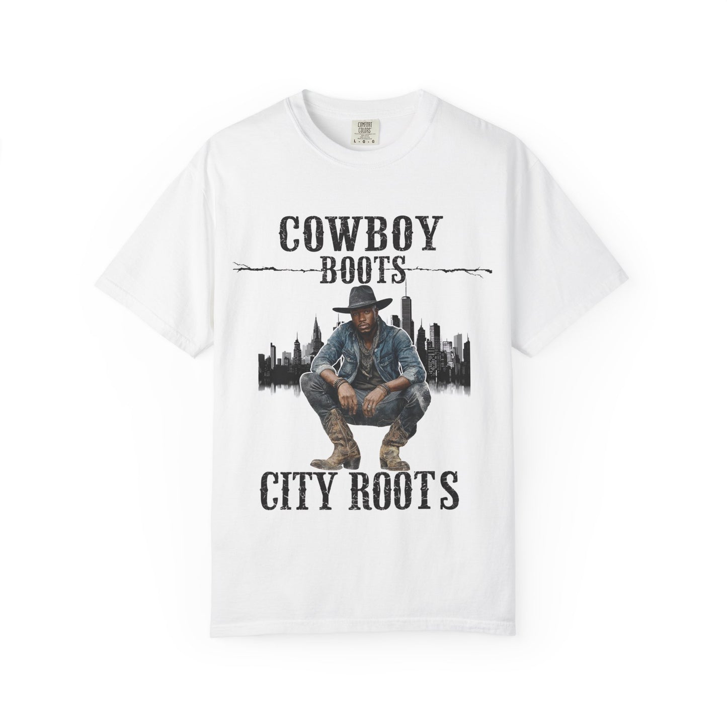 Cowboy Roots T-Shirt | Unisex Garment-Dyed Tee for Western Enthusiasts | Cool Casual Wear, Gift for Him/Her, Country Music Tee