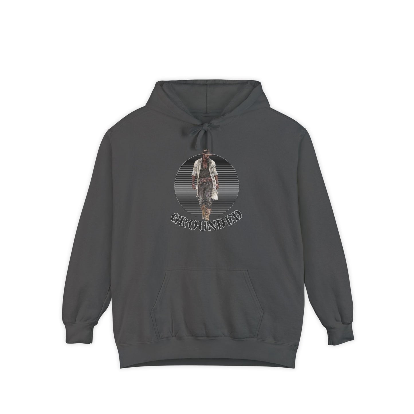 Cowboy Hoodie -( in black)  Grounded Western Design for Rodeo Fans and Country Music Lovers