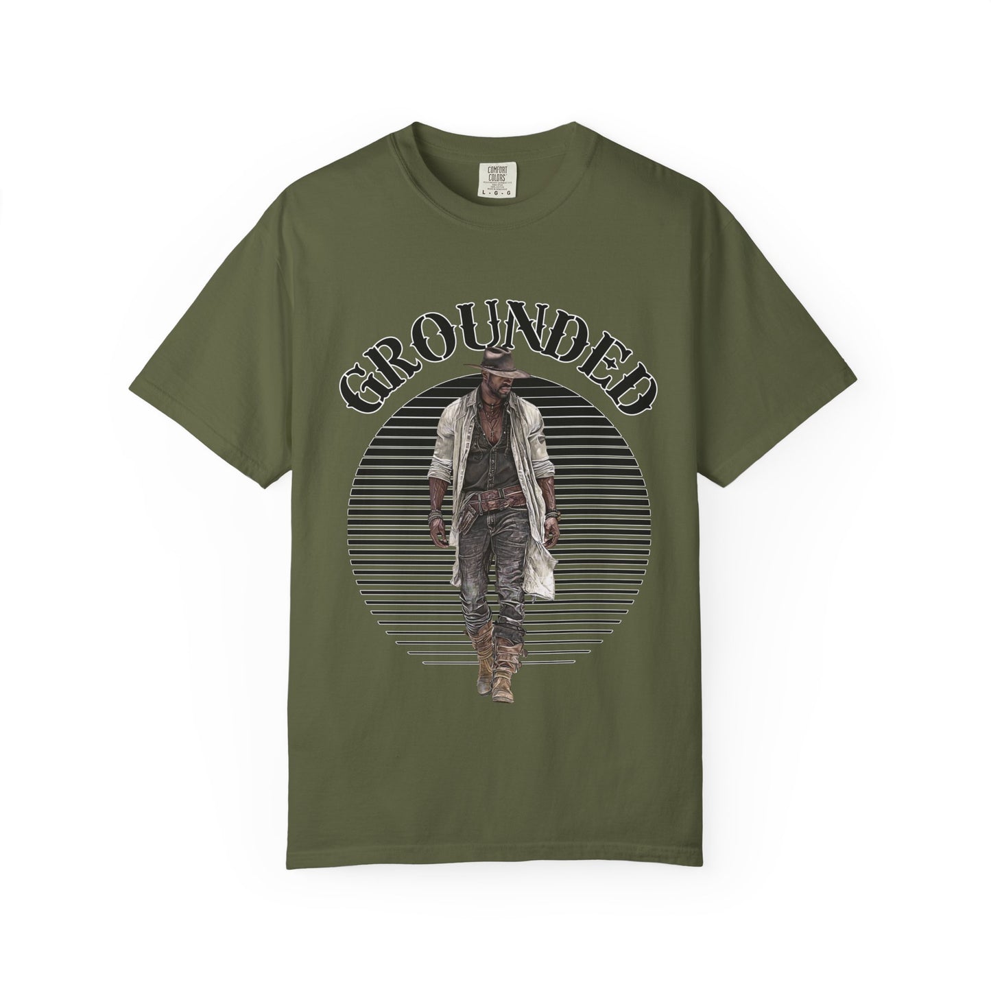 Western Cowboy Unisex T-shirt - GROUNDED - Rodeo Lover Gift