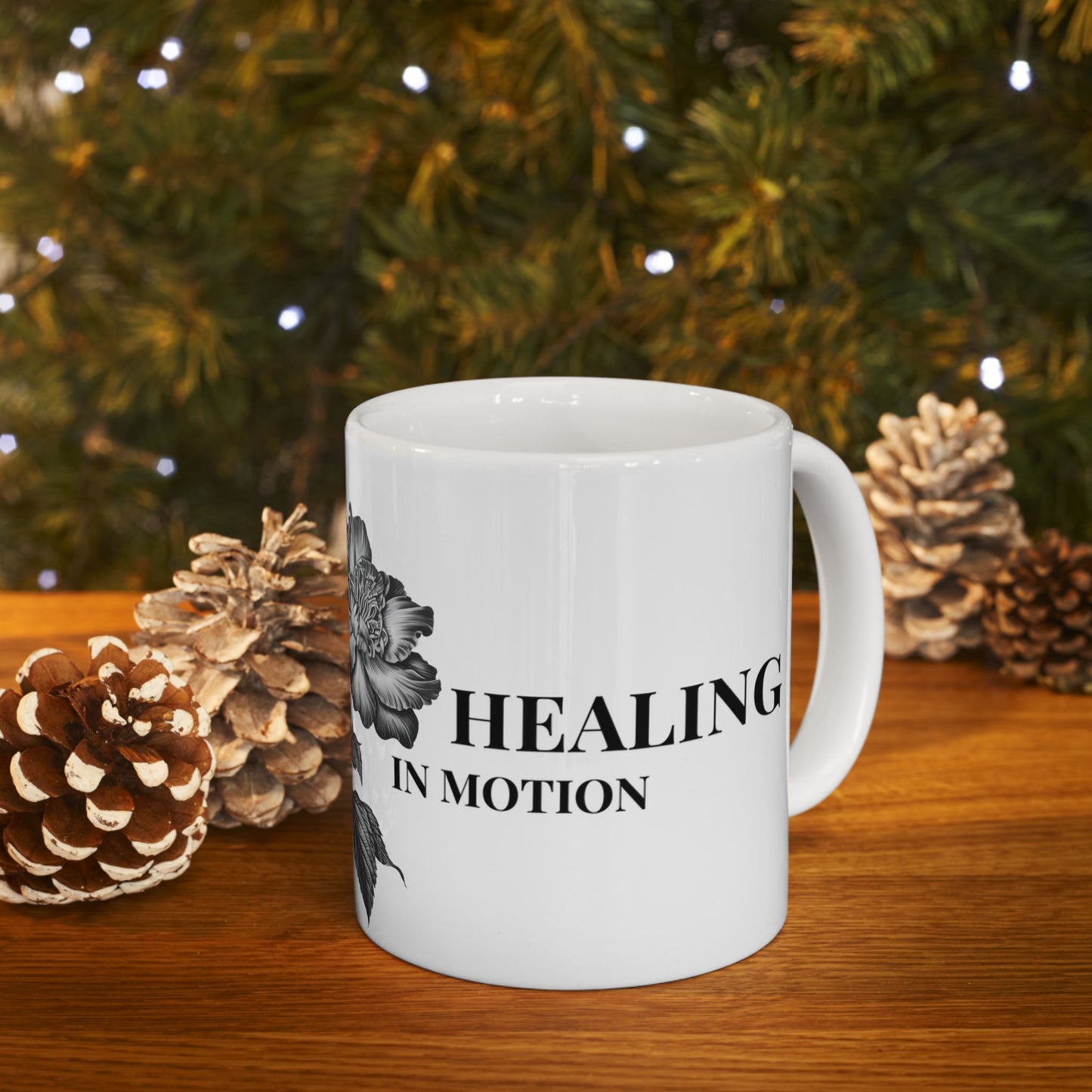 Healing in Motion Mug – Emotional Growth & Healing Journey Cup- Here In Memory' Memorial Coffee Cup