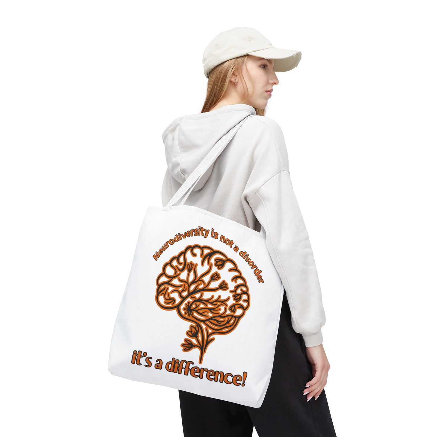 Creative Mind Tote Bag - It's a Difference! | Eco-Friendly, Gift for Mental Health Awareness, Reusable Shopping, Inspirational Bag, [...]