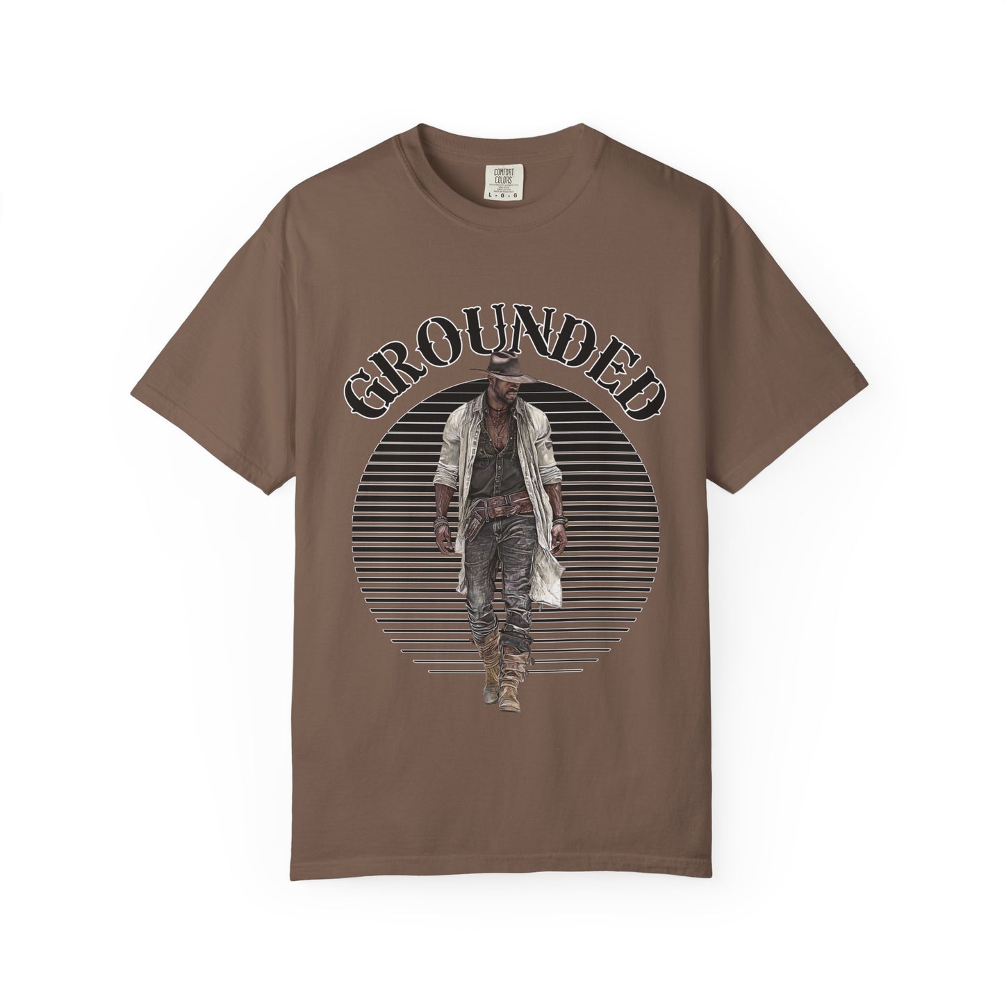 Western Cowboy Unisex T-shirt - GROUNDED - Rodeo Lover Gift