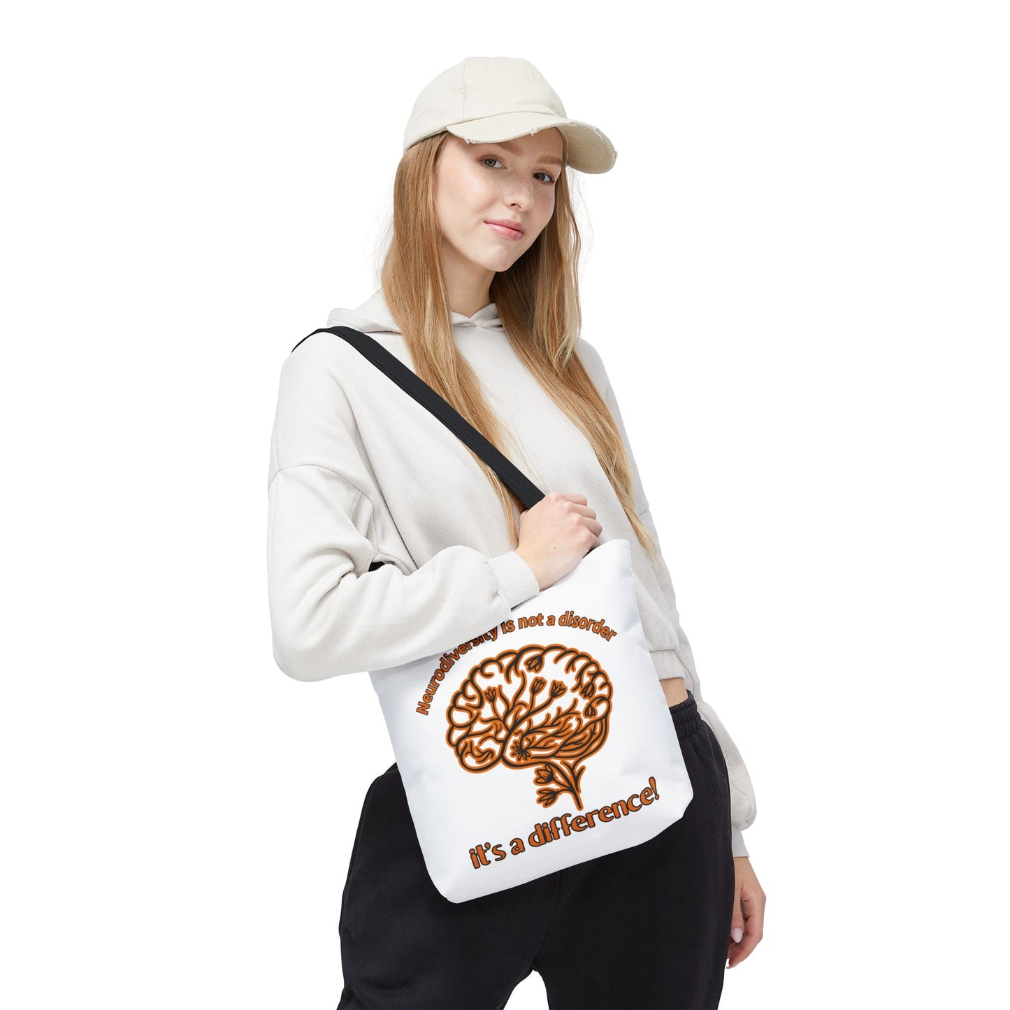 Creative Mind Tote Bag - It's a Difference! | Eco-Friendly, Gift for Mental Health Awareness, Reusable Shopping, Inspirational Bag, [...]