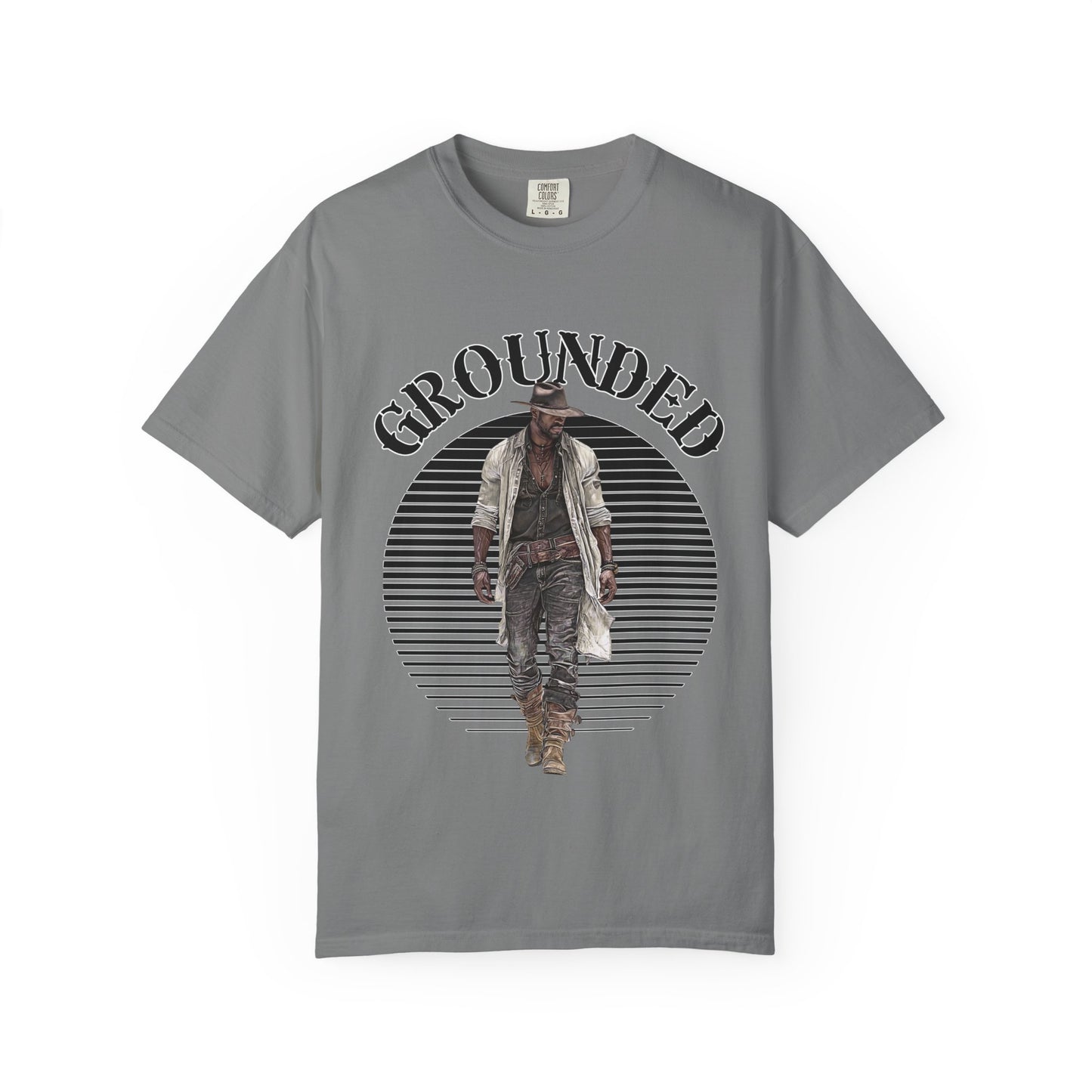 Western Cowboy Unisex T-shirt - GROUNDED - Rodeo Lover Gift