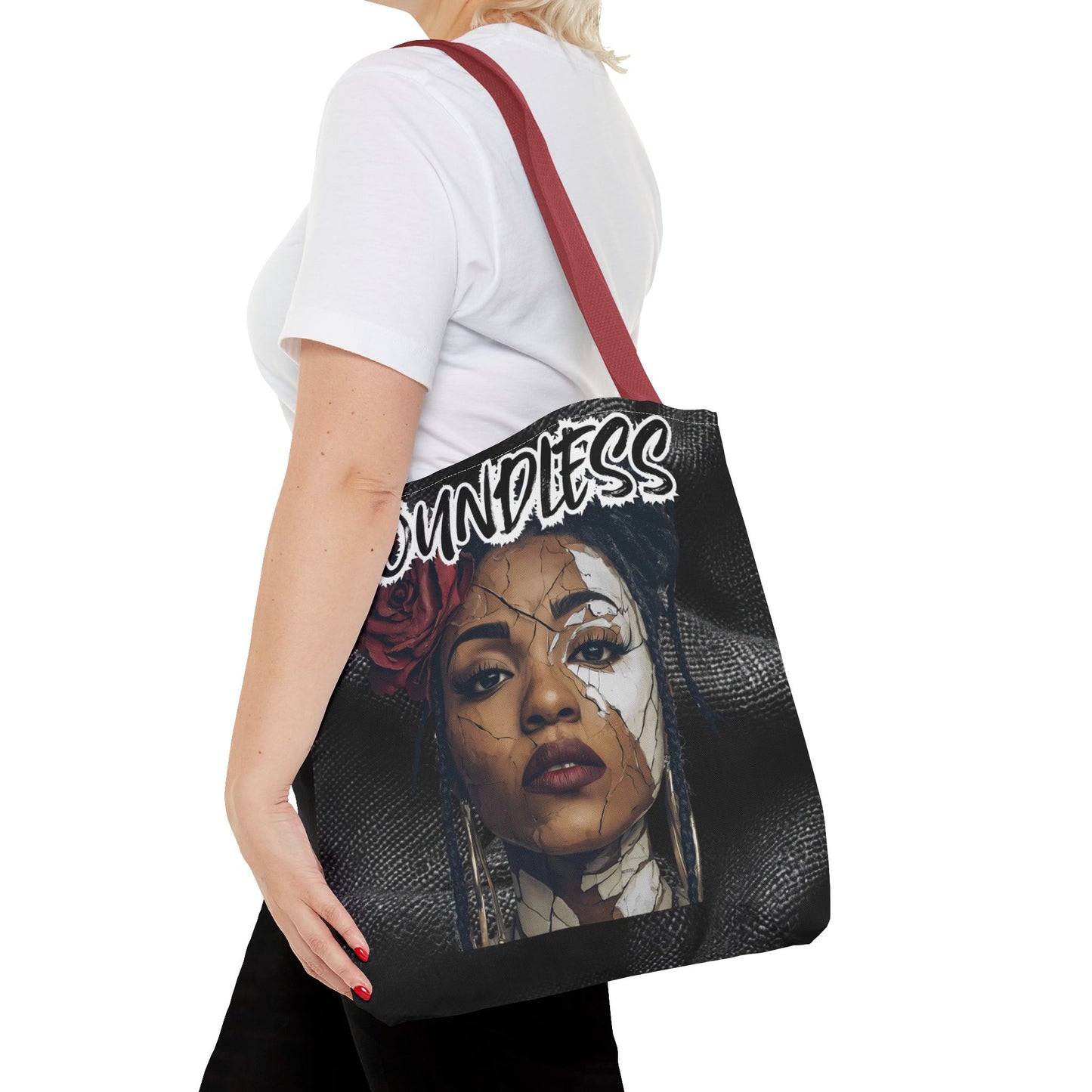 Boundless Tote Bag, Empowering Shoulder Bag for Everyday, Perfect Gift for Artists, Students, and Trendsetters, Fashionable Carry-All