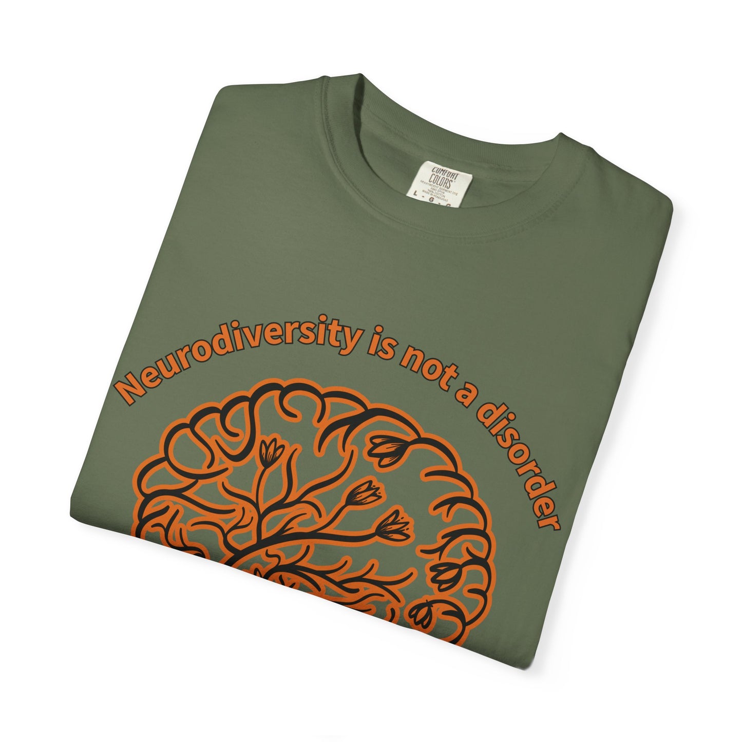Neurodiversity Awareness Shirt | Comfort Colors 1717 | “Not a Disorder, It’s a Difference” Mental Health Tee | Autism ADHD Acceptance Gift