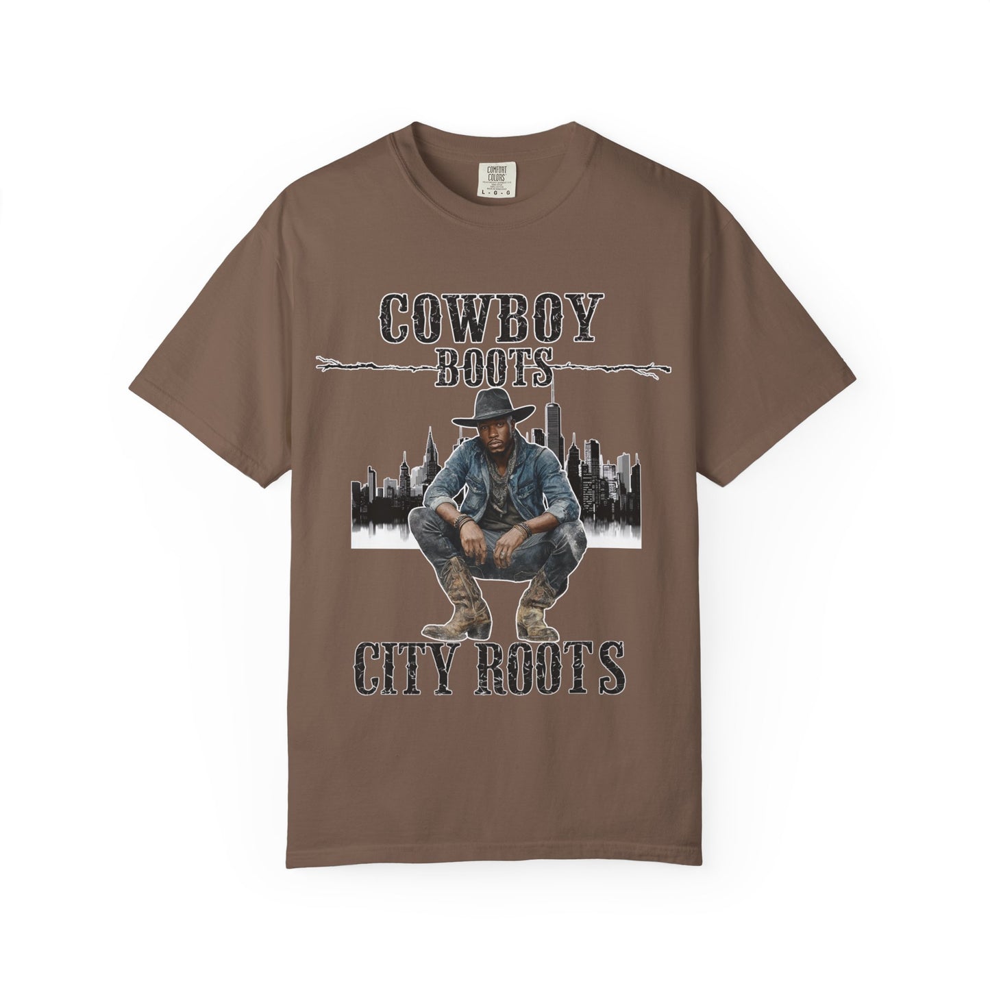 Cowboy Roots T-Shirt | Unisex Garment-Dyed Tee for Western Enthusiasts | Cool Casual Wear, Gift for Him/Her, Country Music Tee