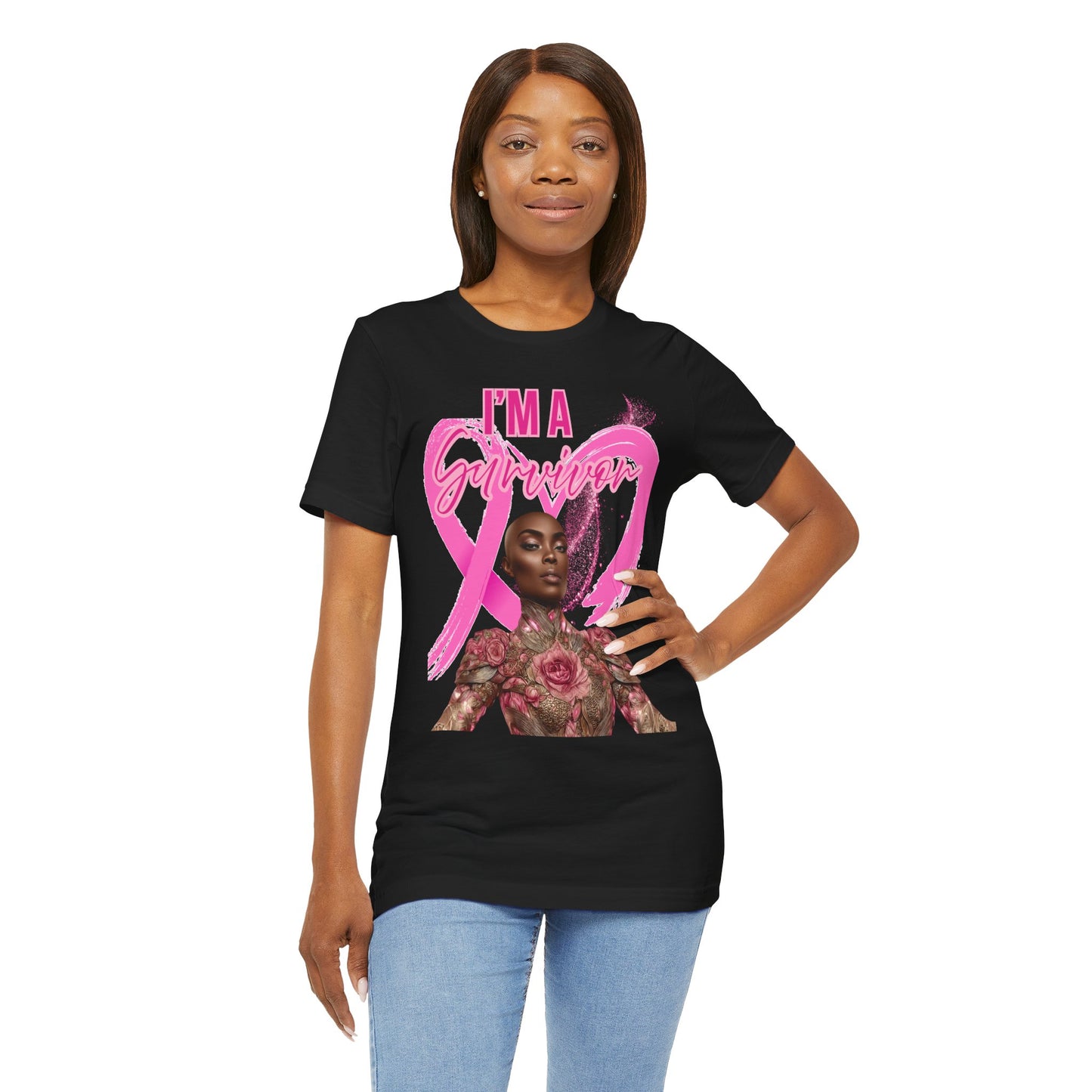 Survivor Awareness Tee | Inspirational Cancer Survivor Shirt, Breast Cancer Awareness, Empowerment Gift, Supportive Apparel, Unisex Tee
